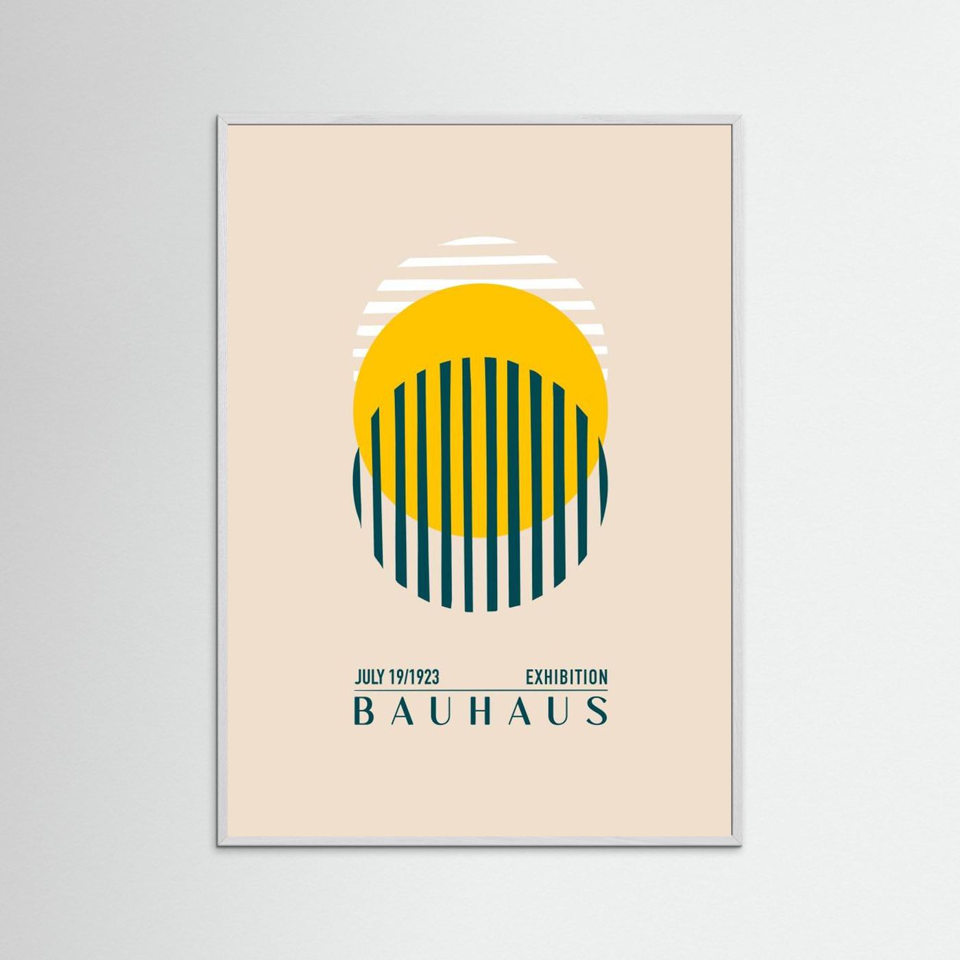 Bauhaus Sari Kure by Emel Tunaboylu Fine Art Paper