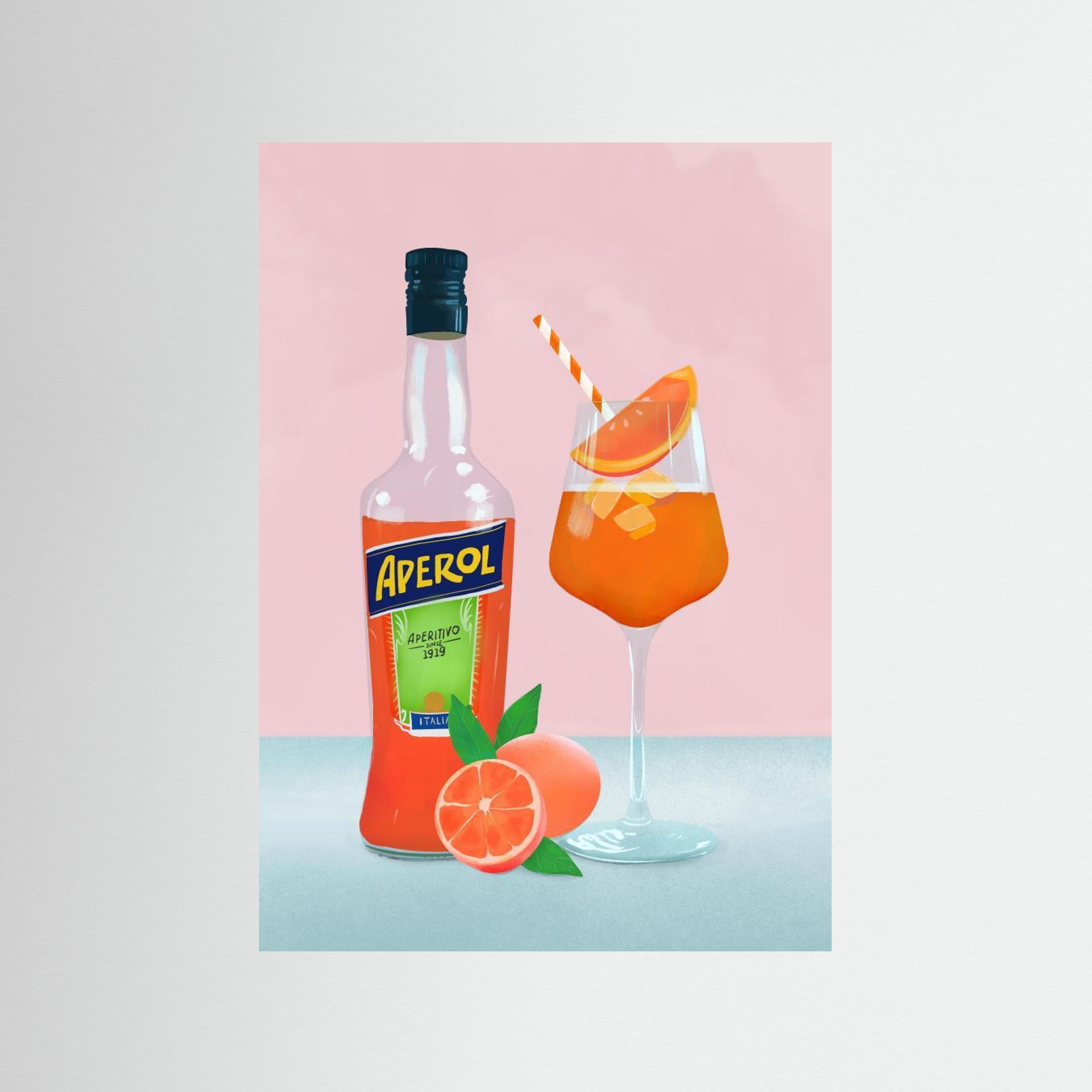 Aperol Spritz by Petra Lizde Fine Art Paper 