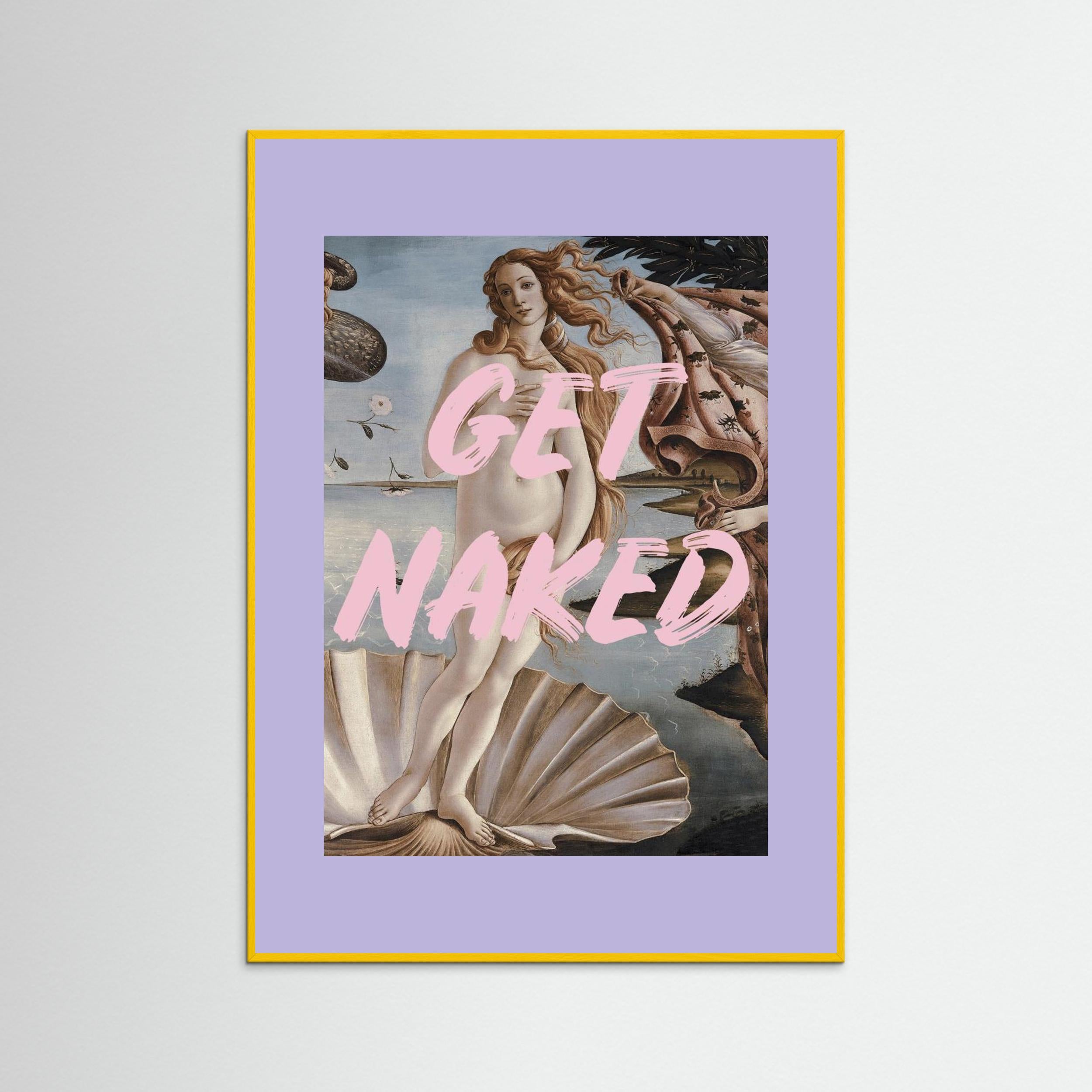 Venus get naked by Talitha Mc Queen Fine Art Paper 