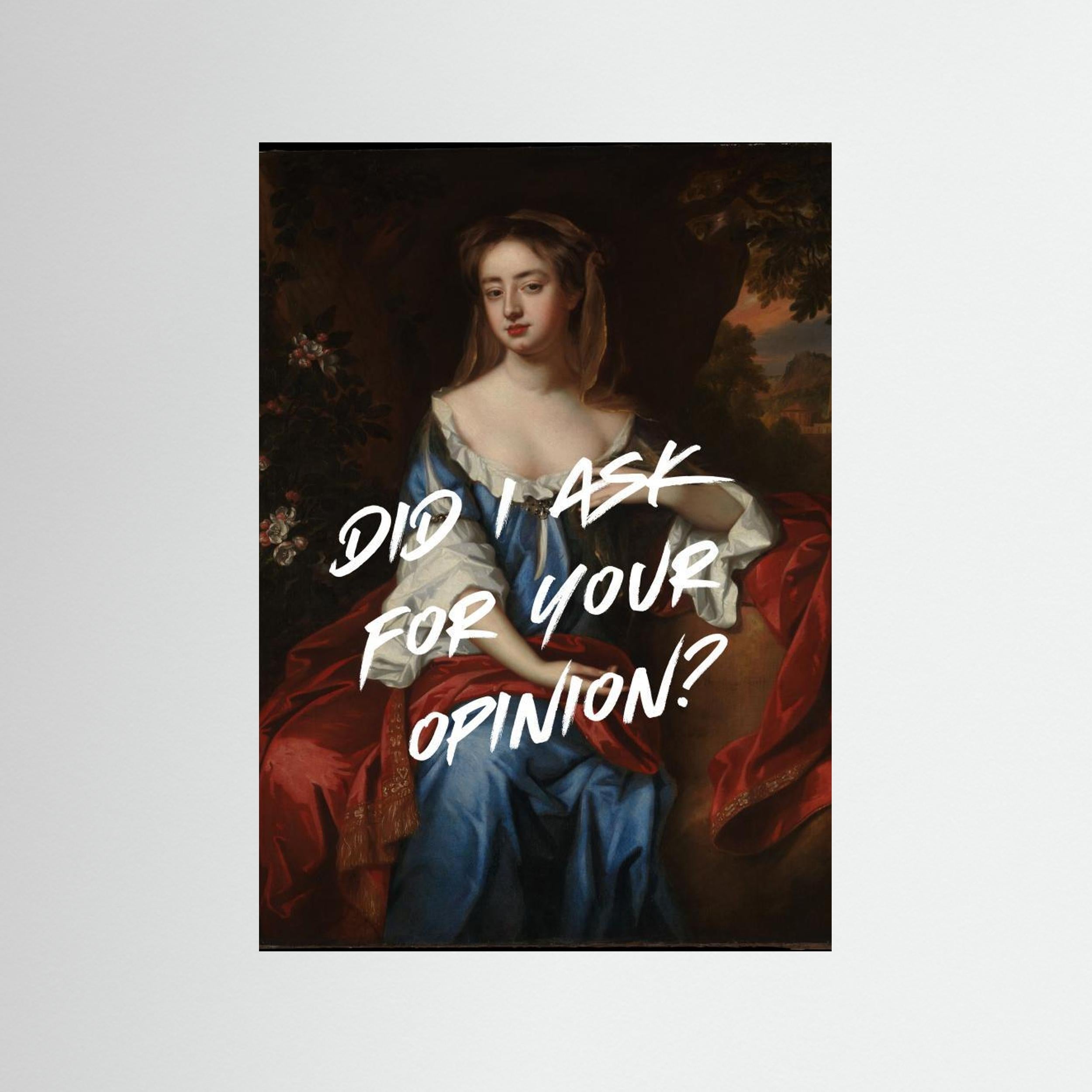 No. Nope. by Athene Fritsch Fine Art Paper 