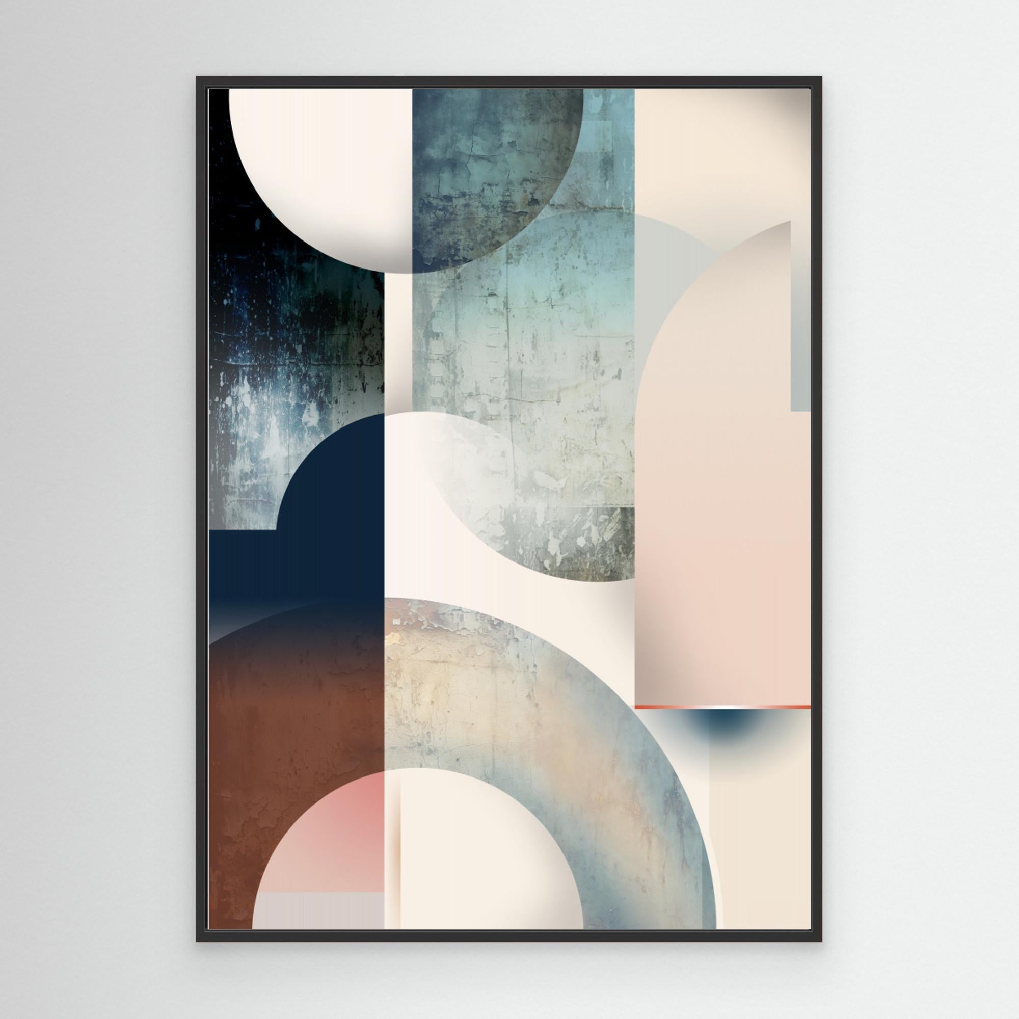 Geometric Vintage Art 03 by Rafal Kulik Canvas