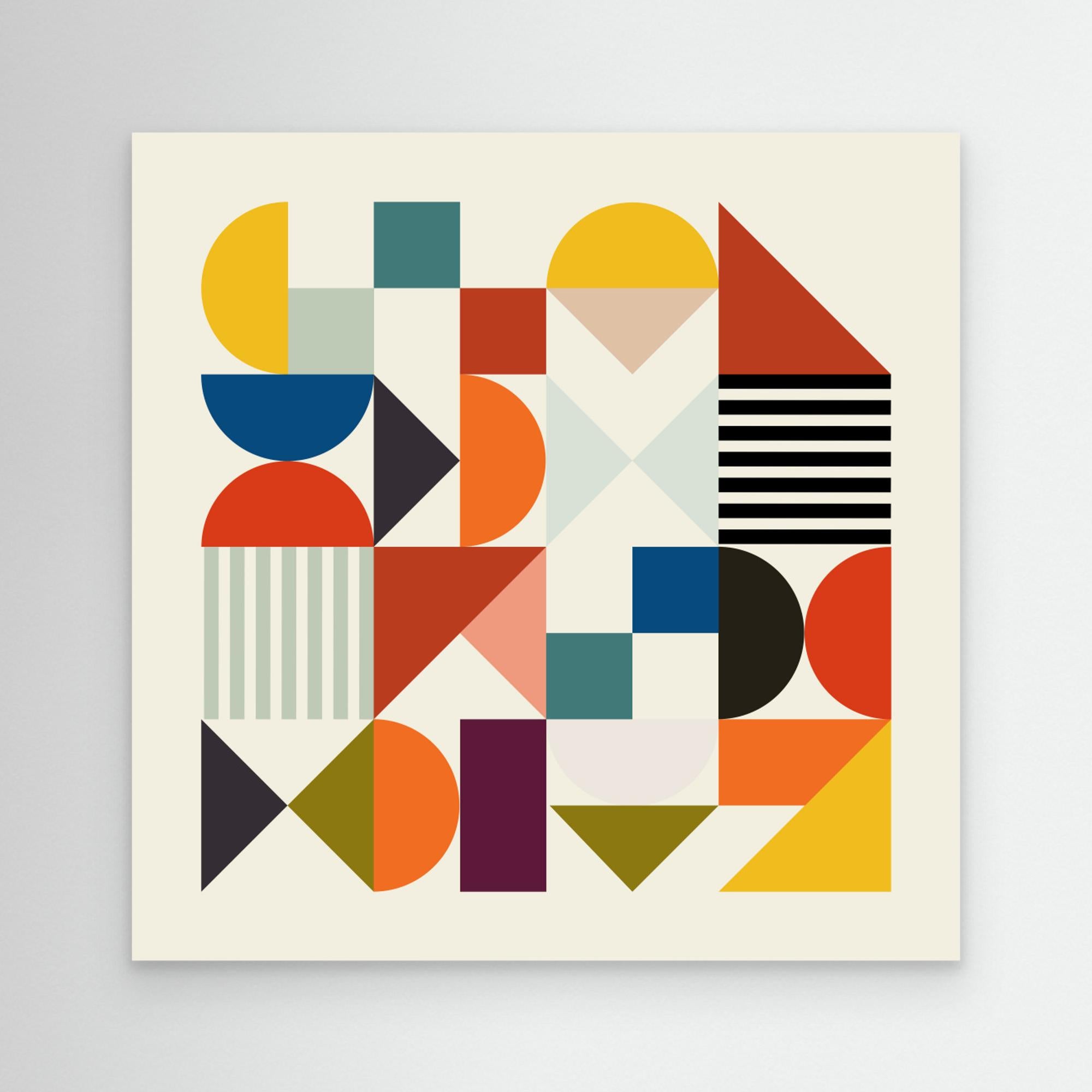 Shapes Minimal by Ana Rut Bre. Canvas