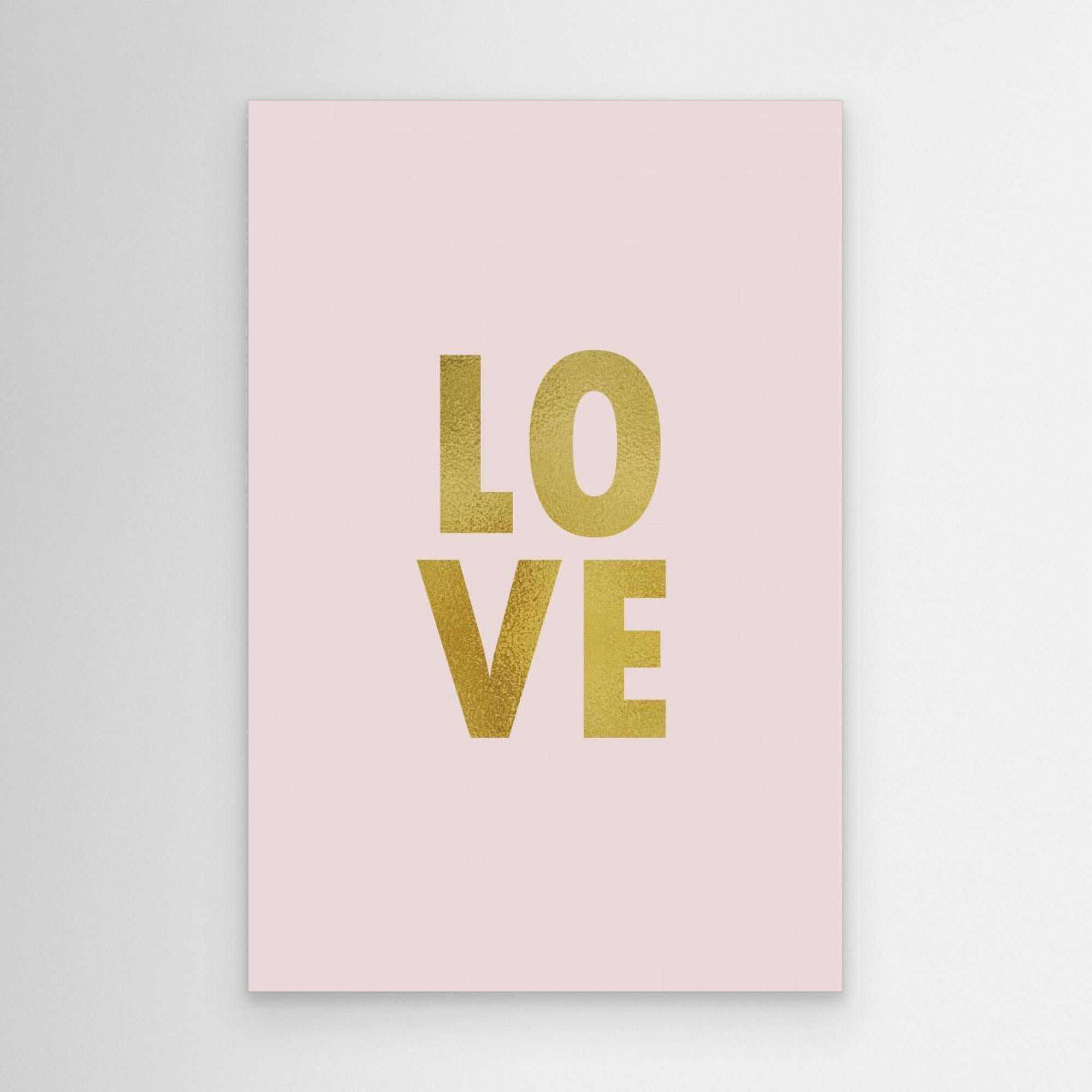 Love by Oju Design Canvas