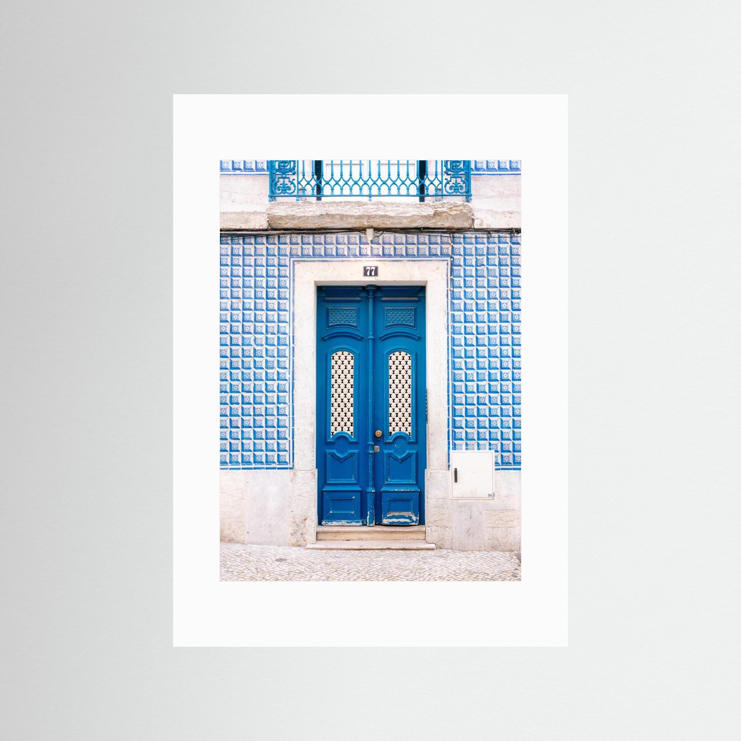 Blue Lisbon by Raisa Zwart Fine Art Paper 