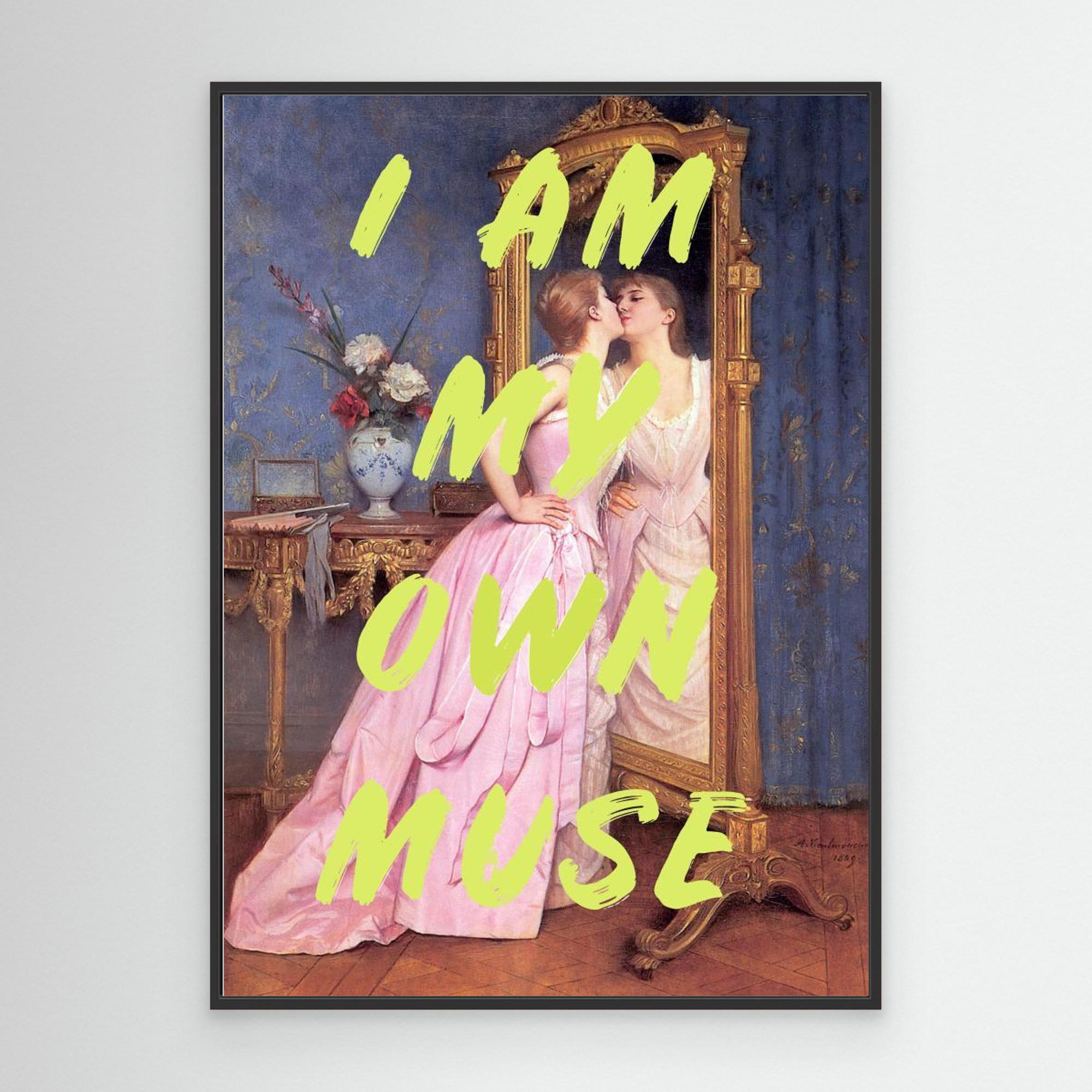 Myownmuseyellow2 Ratioiso by Talitha Mc Queen Canvas