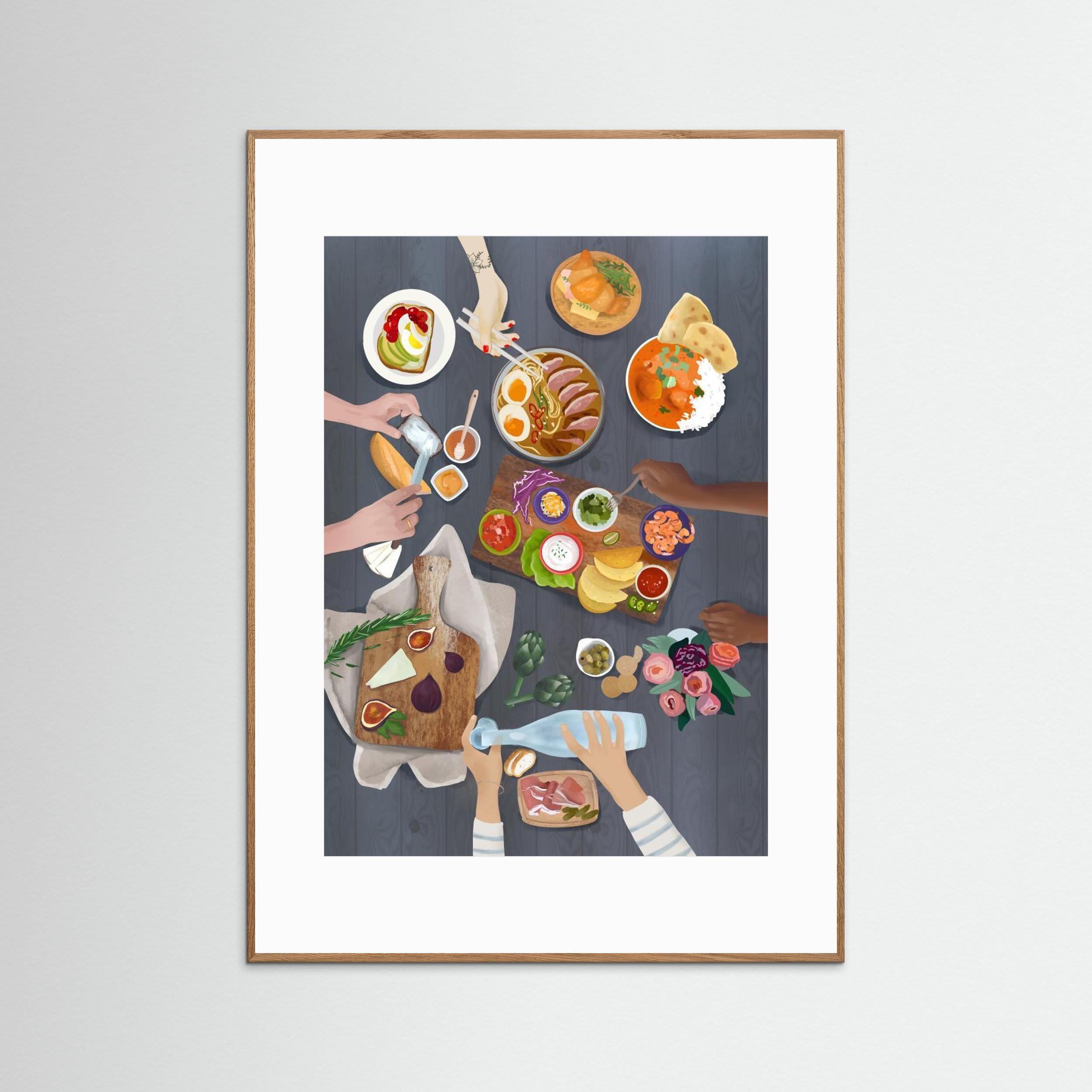 Brunch by Petra Lizde Fine Art Paper 