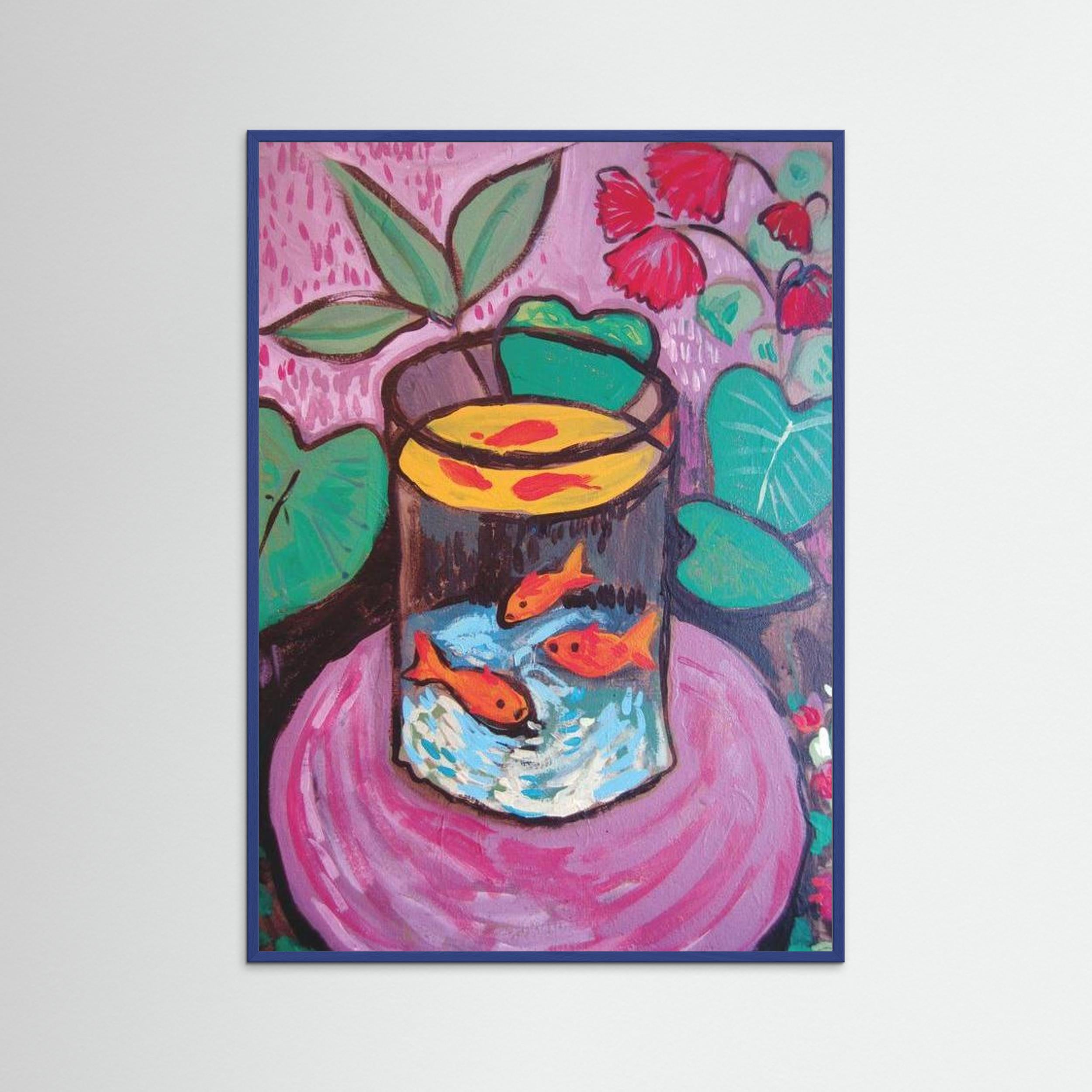 Goldfish By Heni Matisse Fine Art Paper