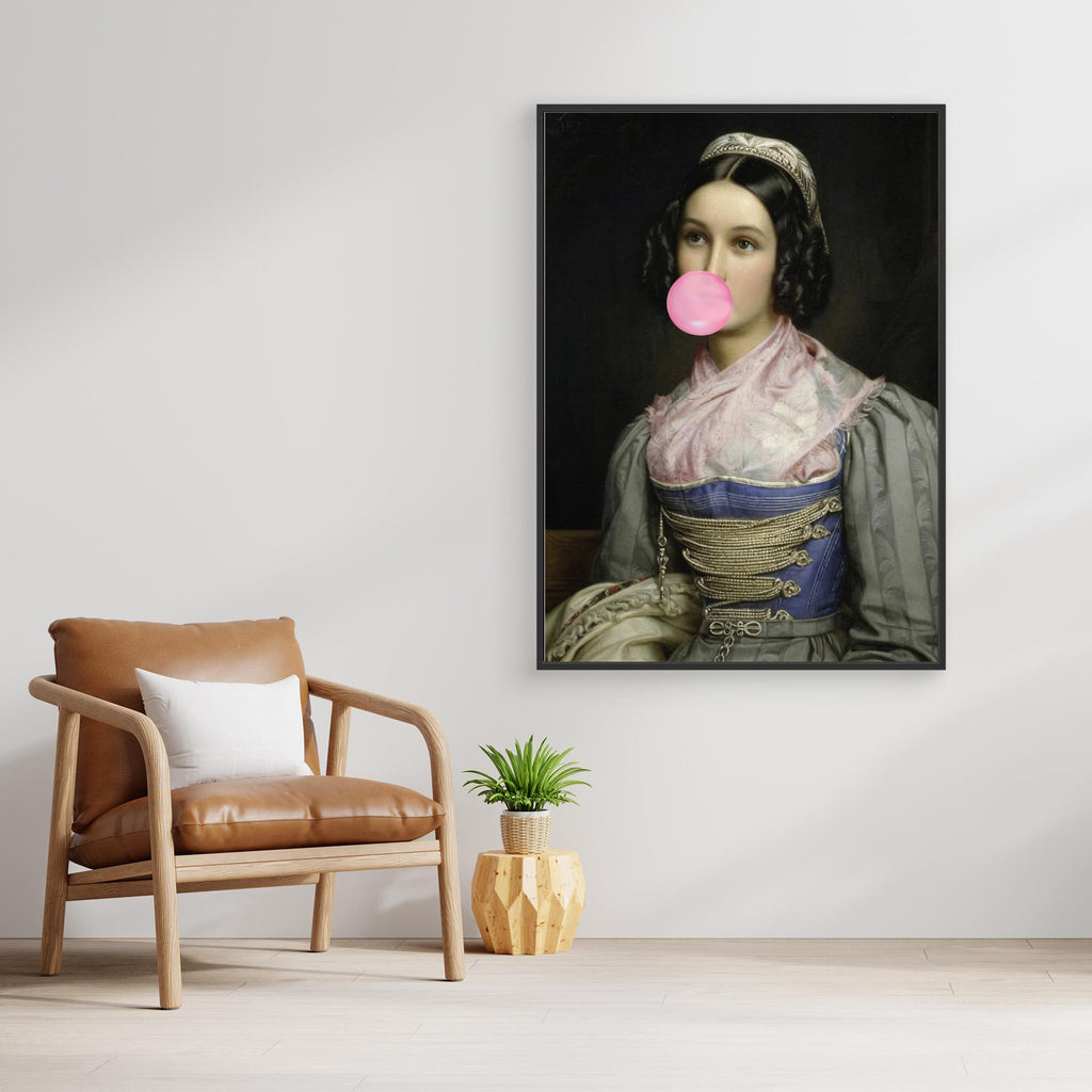 Bubble Gum Portrait by The Art Concept