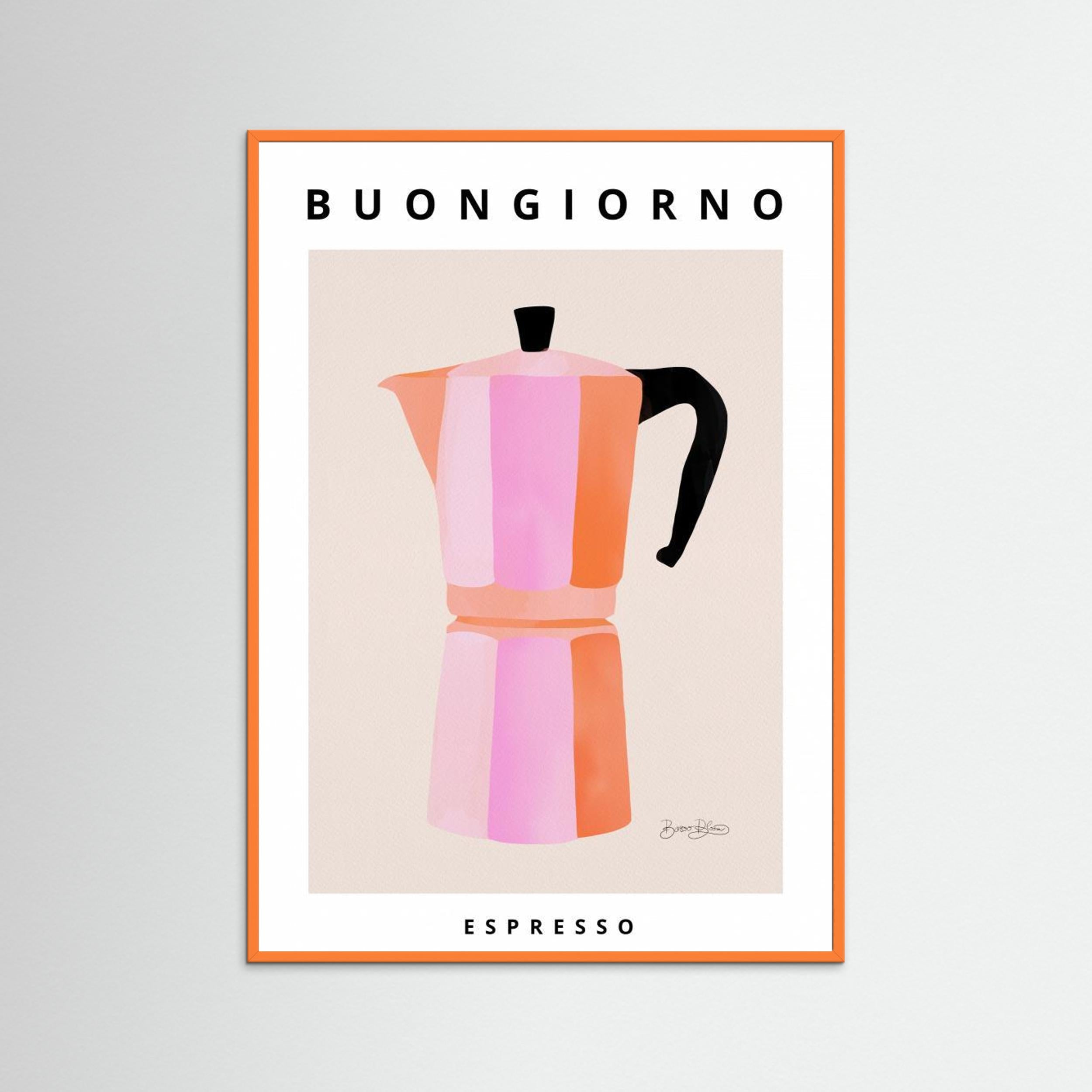 Buongiorno Espresso by Baroo Bloom Fine Art Paper 