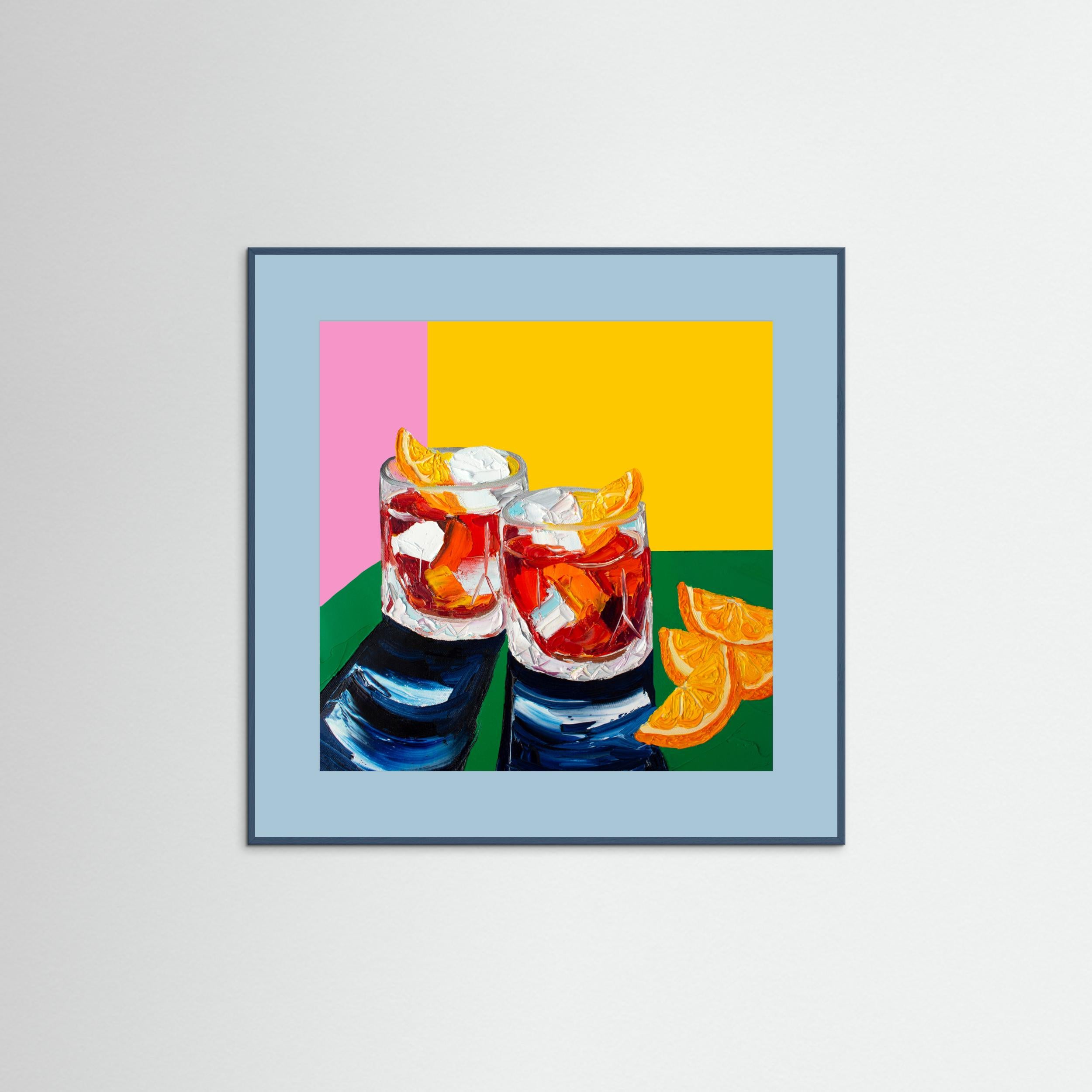 Negronis No1 by Alice Straker Fine Art Paper 