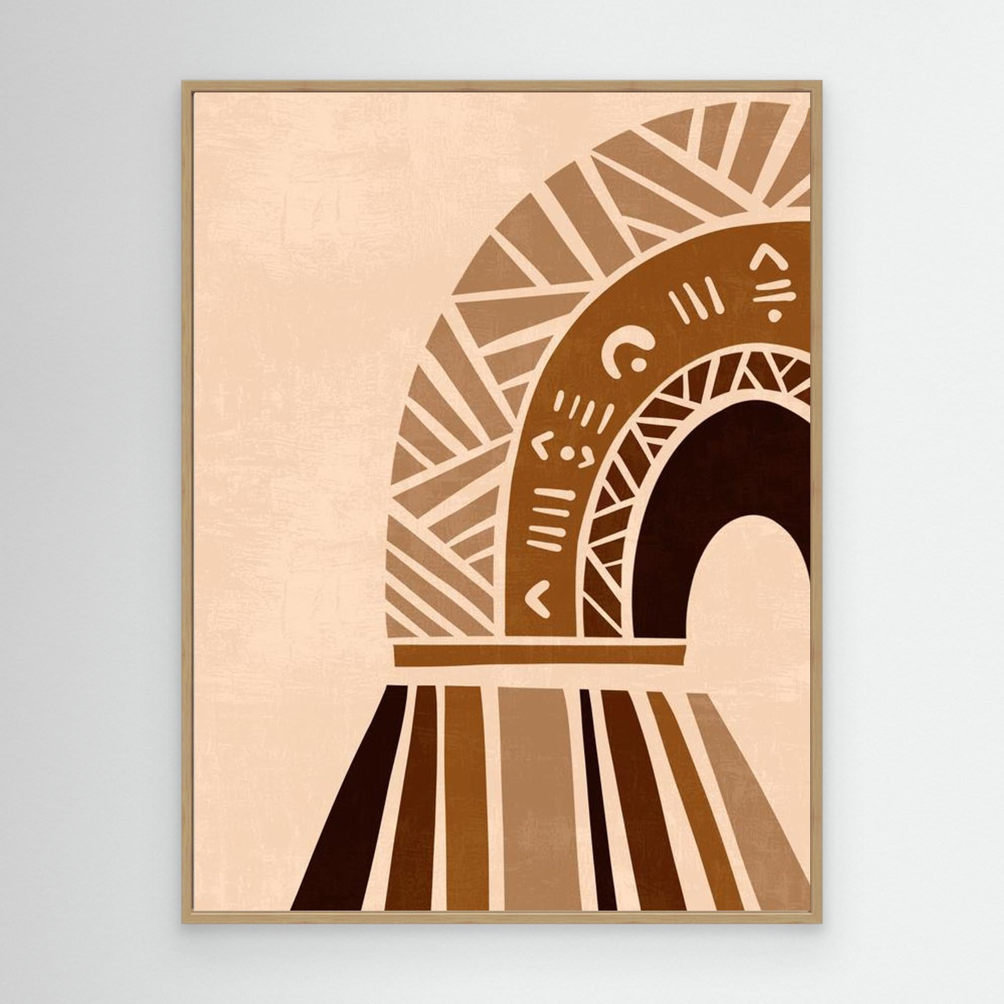 Form and Ember No.2 by The Frame Gain Canvas