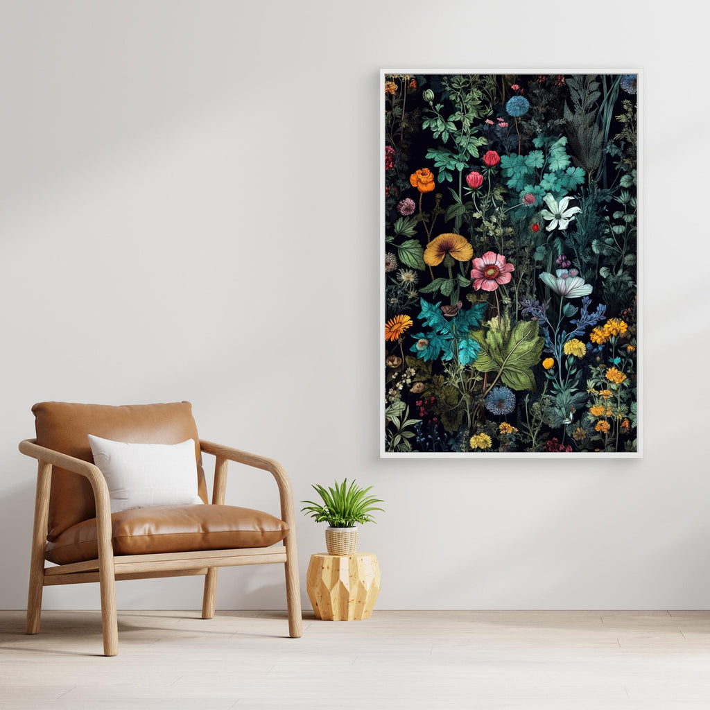 Meadow flowers 11 by Justyna Jaszke Canvas