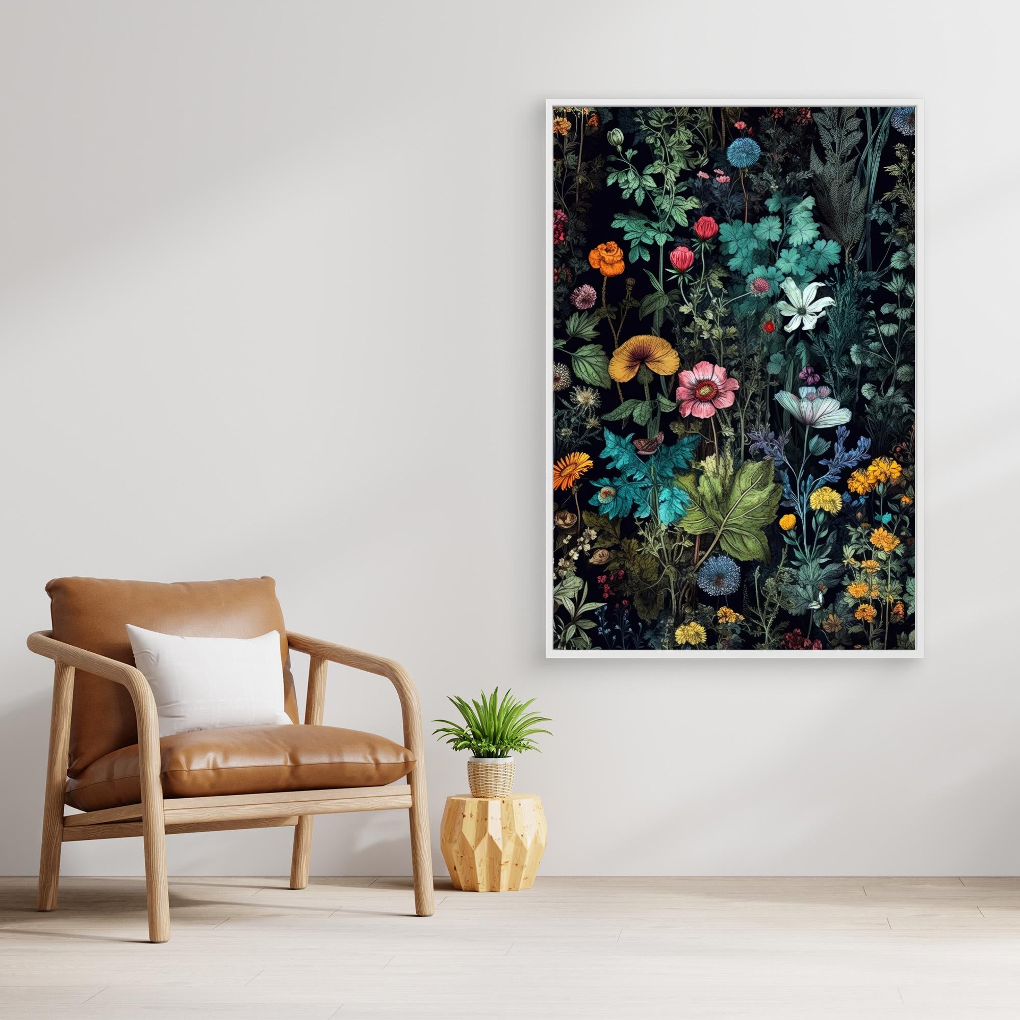 Meadow flowers 11 by Justyna Jaszke Canvas