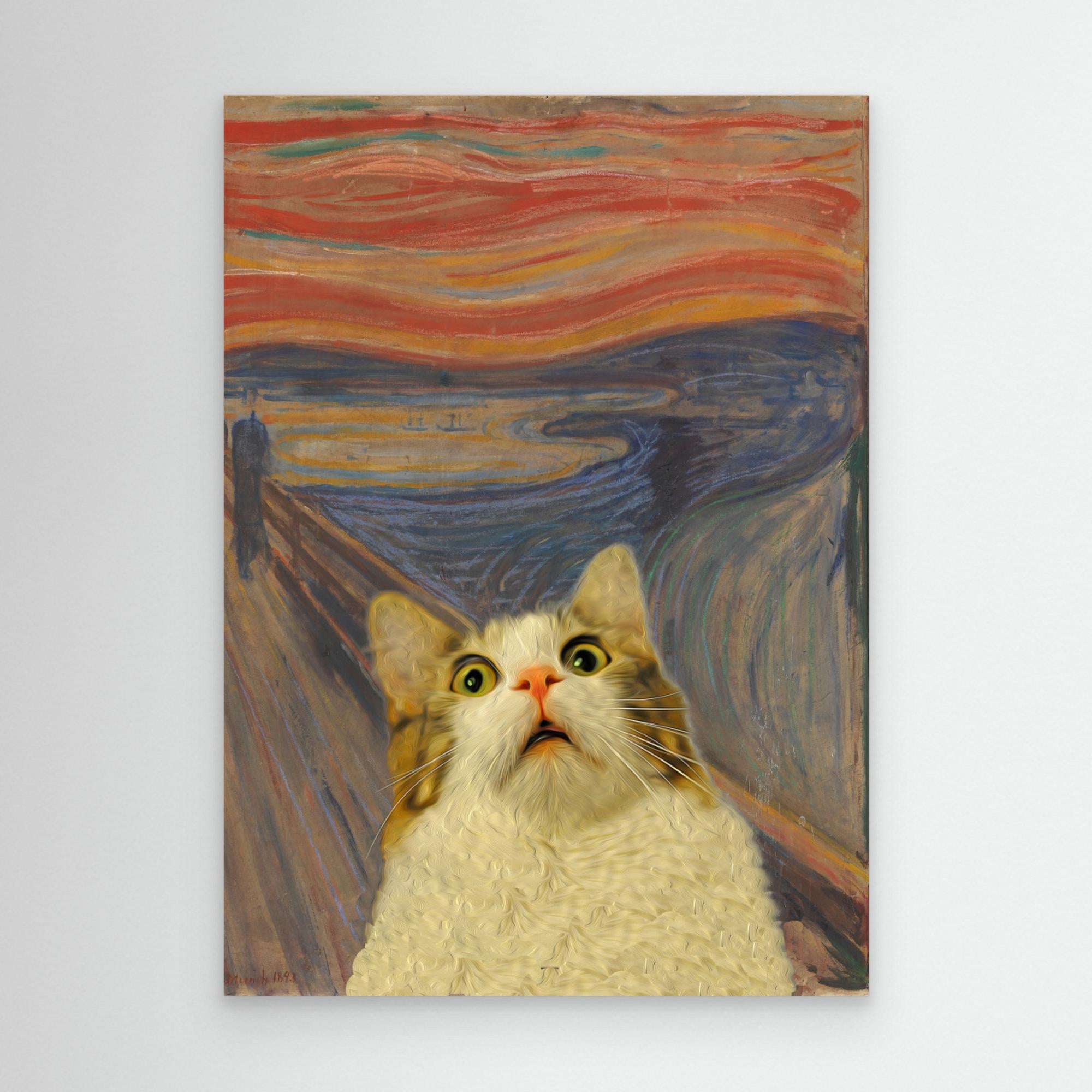 The Meow 02 by Artelele Canvas