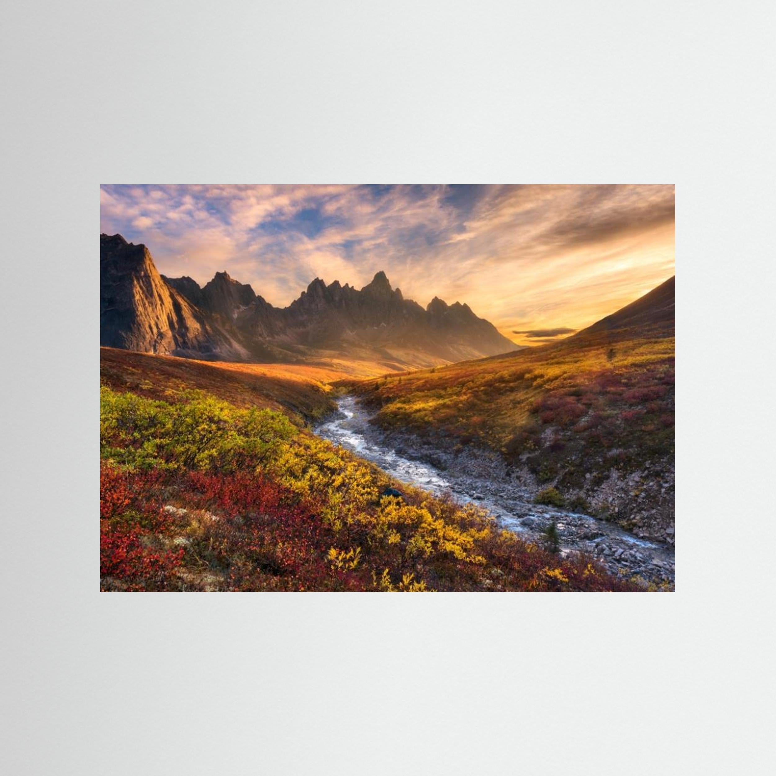 Mountain Paradise by Chris Moore Fine Art Paper