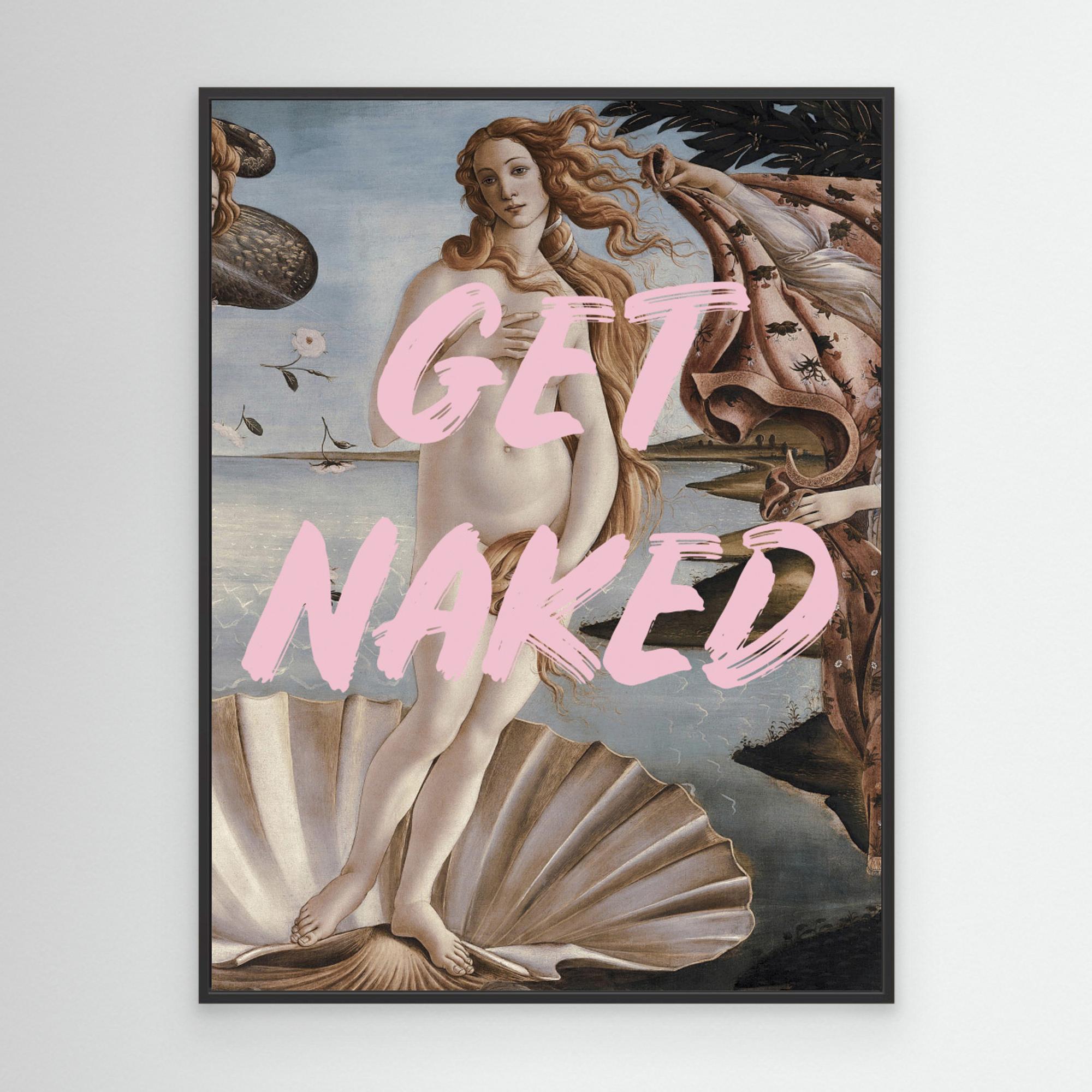 Venus get naked by Talitha Mc Queen Canvas