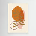 Abstract Botanical Boho Leaves 27 by Dina Dankers Canvas