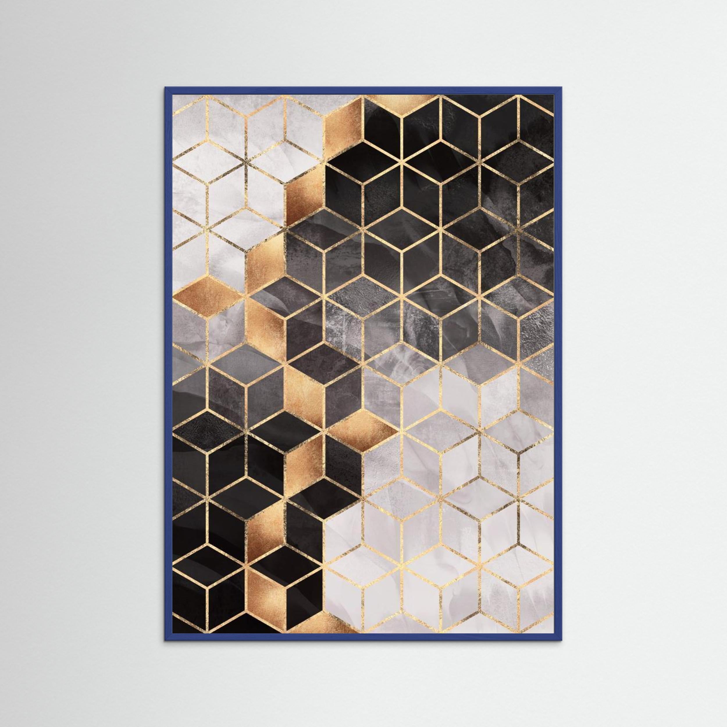 Smoky Cubes by Elisabeth Fredriksson Fine Art Paper 