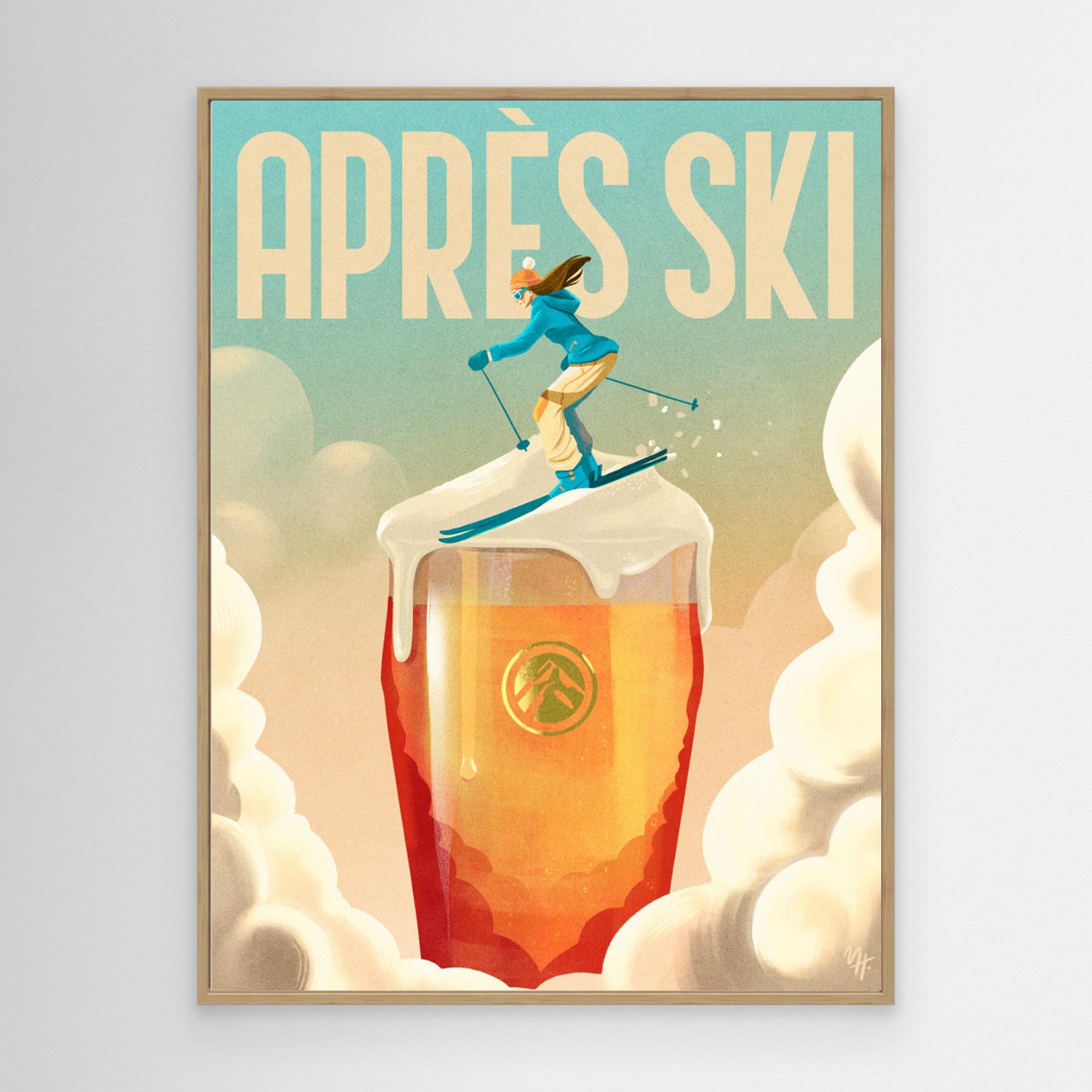 Apres Ski by Mark Harrison Canvas