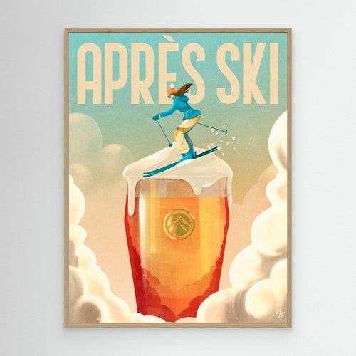 Apres Ski by Mark Harrison Canvas