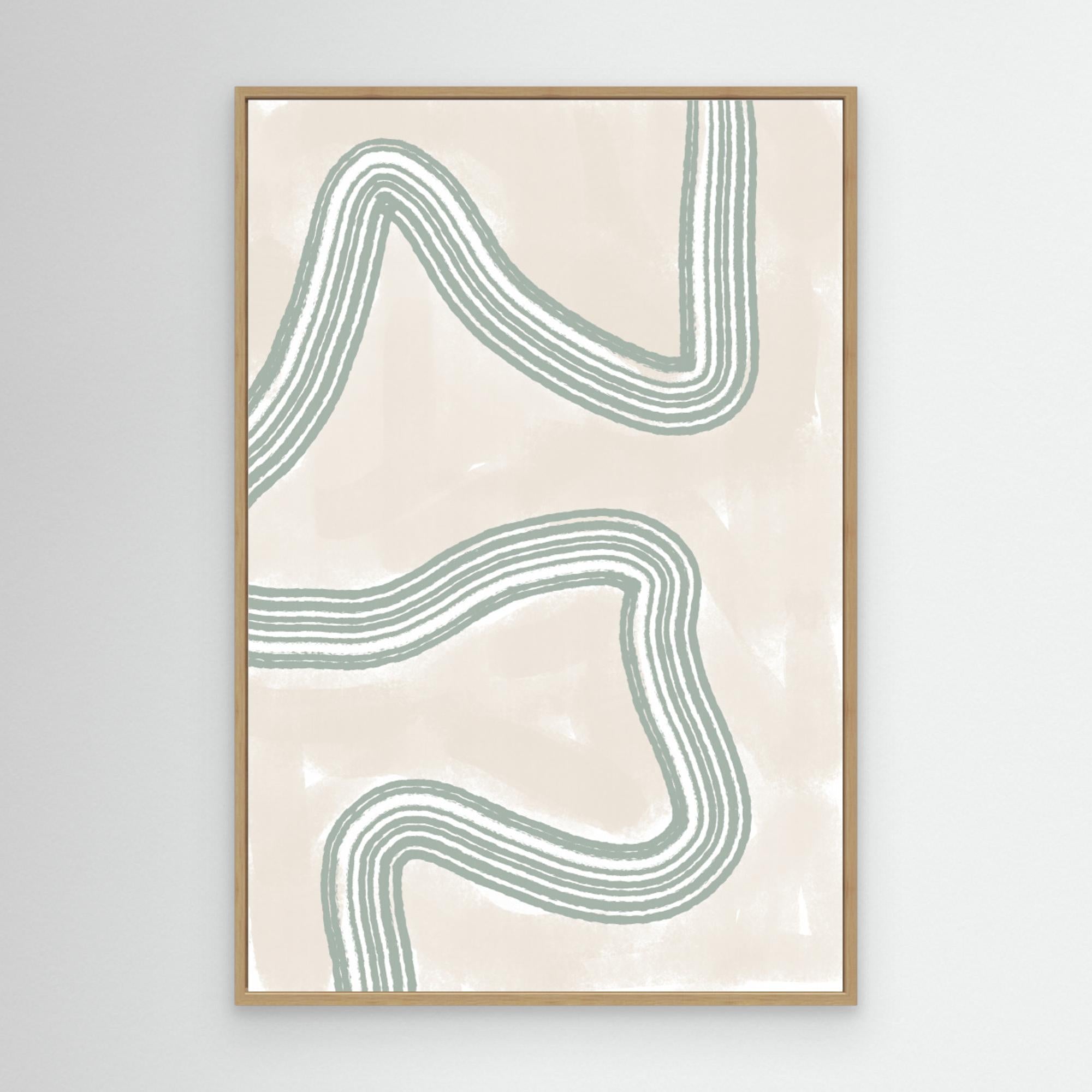 Abstracto Twist by Uplusmestudio Canvas