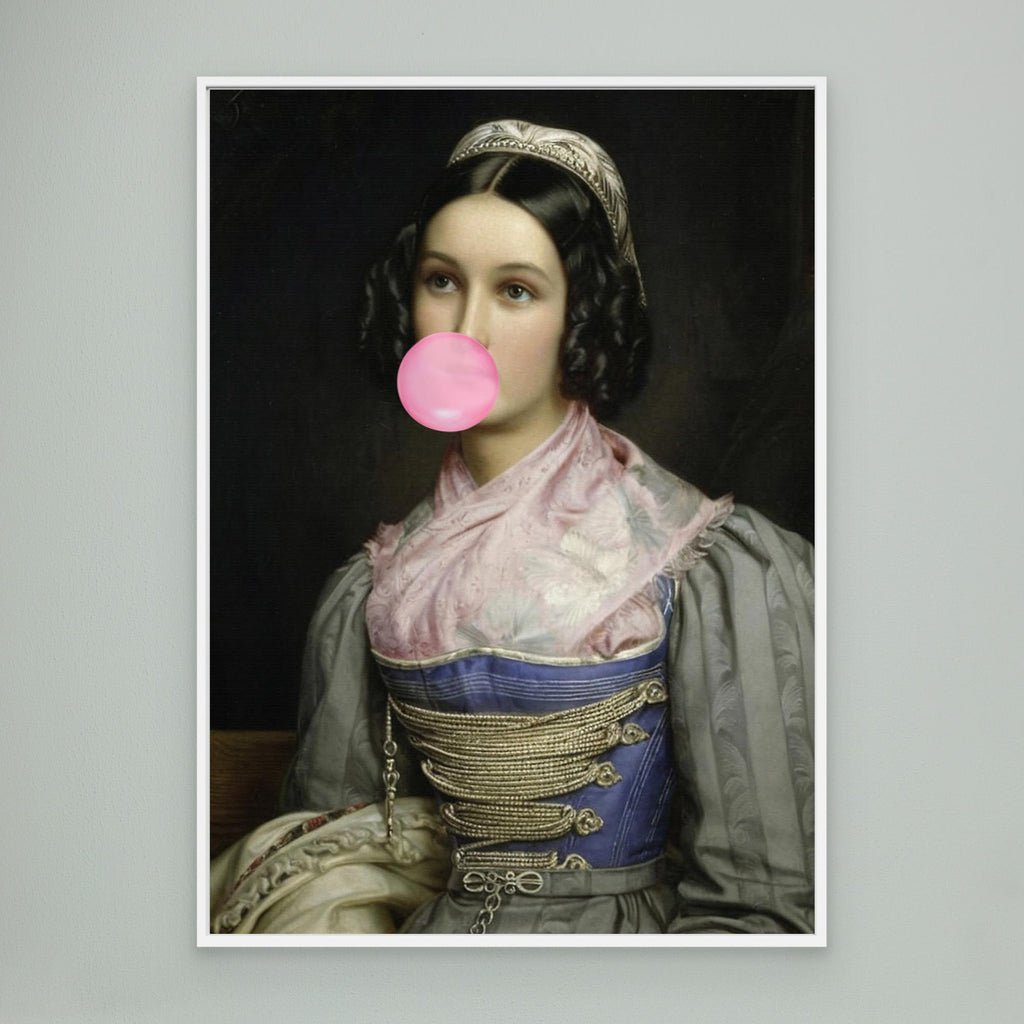 Bubble Gum Portrait by The Art Concept