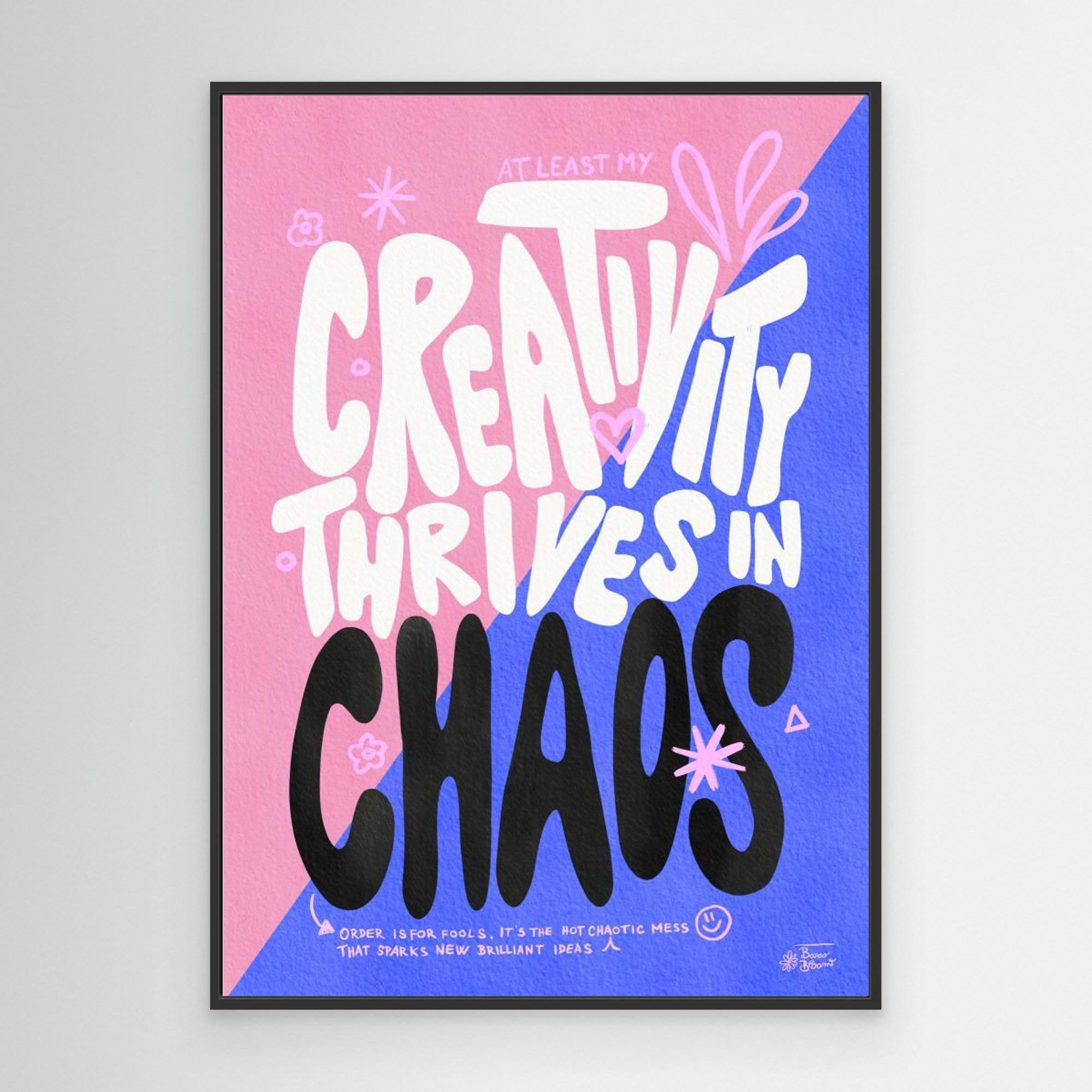 Creative Chaos by Baroo Bloom Canvas