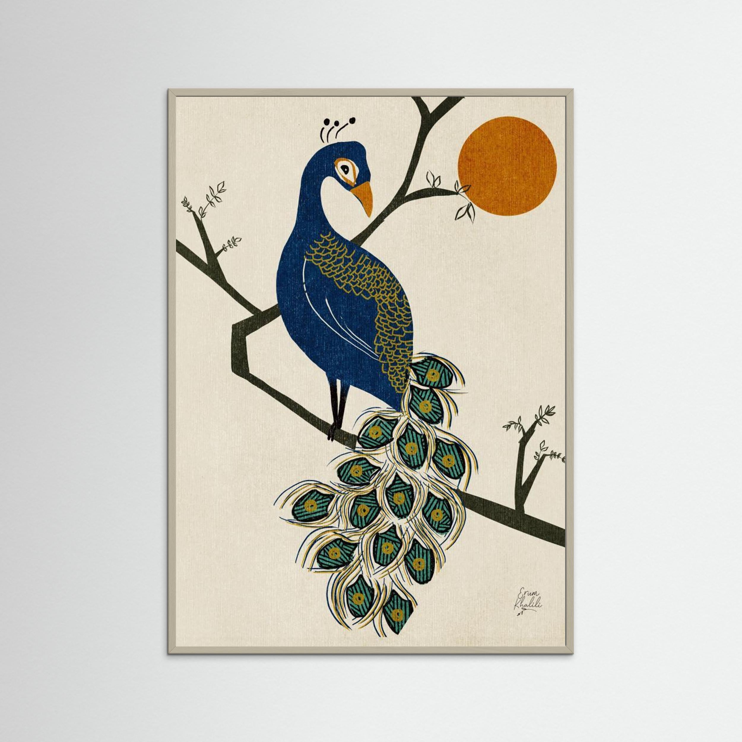 Vintage Peacock Erum Khalili.png by Erum Khalili