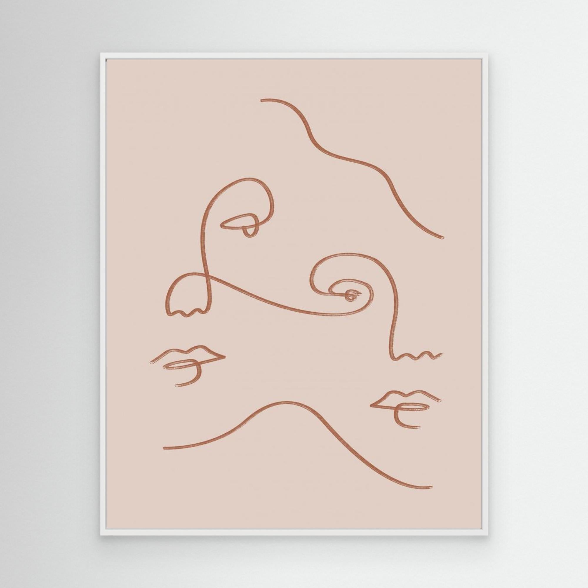 Twins by Kit Agar Canvas