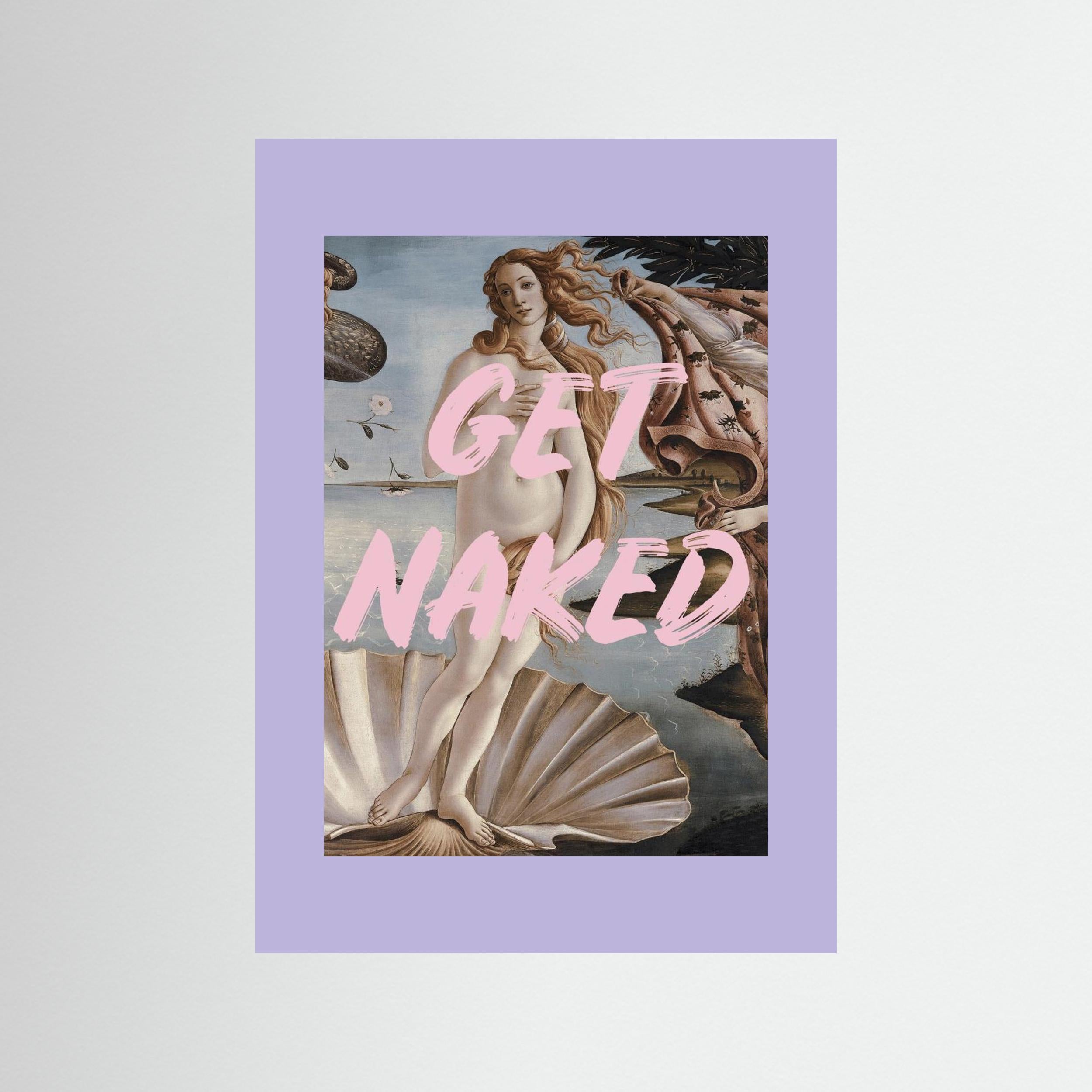 Venus get naked by Talitha Mc Queen Fine Art Paper 