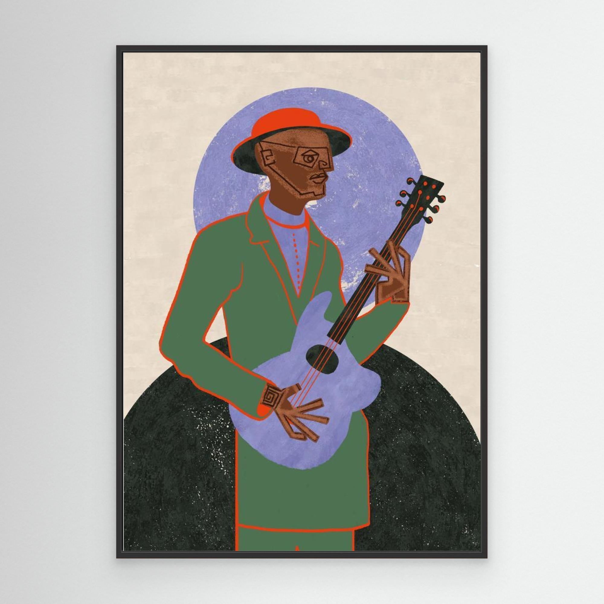 MUSICIAN GUY XII by Gulcihan Ozguc Canvas