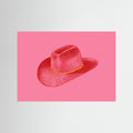 Red Stetson On Pink by Anyone Can Yeehaw