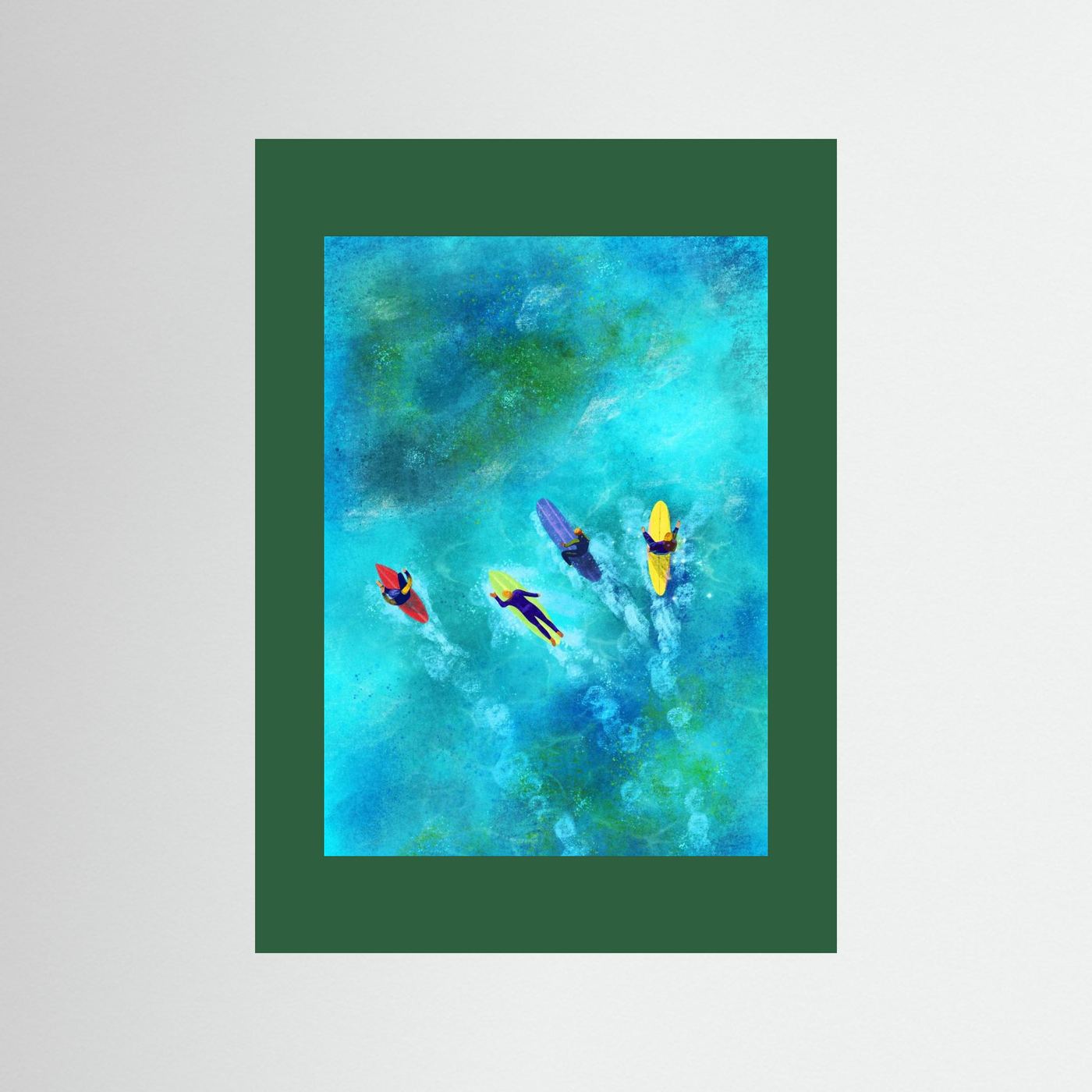 Surfer Dudes by Raissa Oltmanns Fine Art Paper 