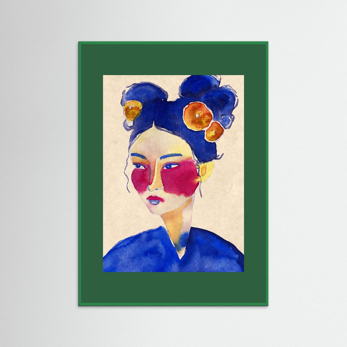 Asian Girl by Raissa Oltmanns Fine Art Paper 