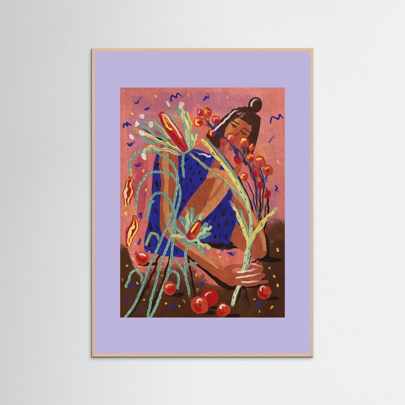 Pick a flower by Raissa Oltmanns Fine Art Paper 