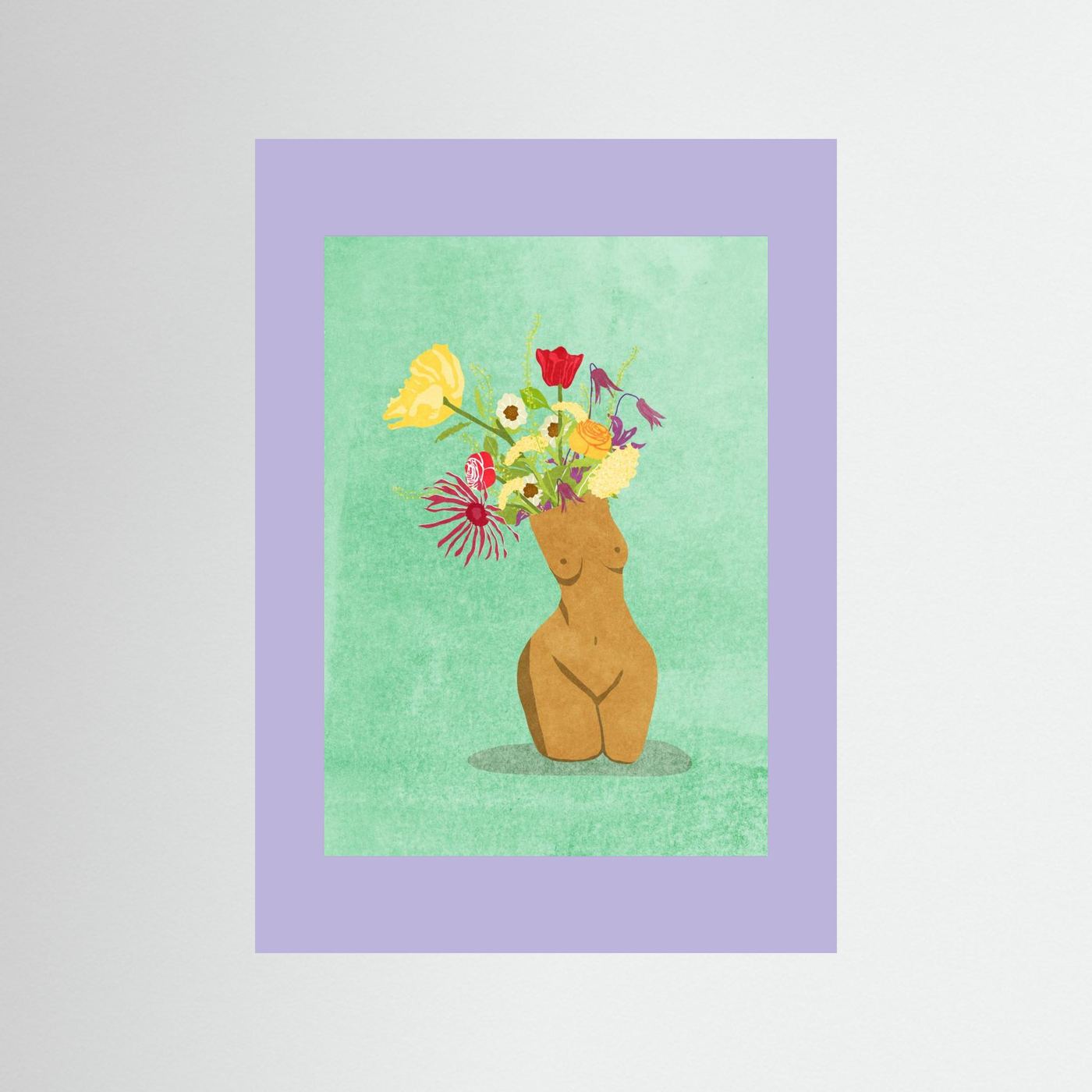 I´m a Wildflower by Raissa Oltmanns Fine Art Paper 