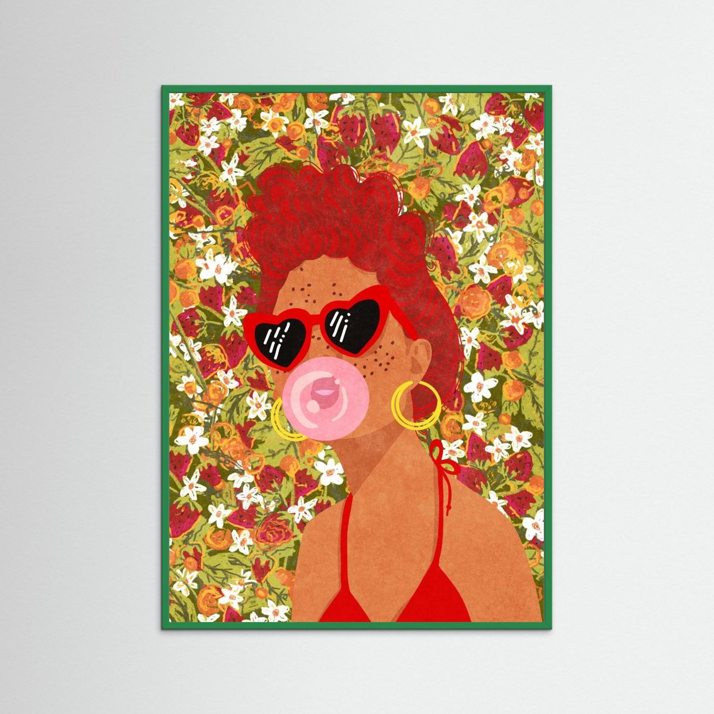 Strawbeery Lady by Raissa Oltmanns Fine Art Paper 