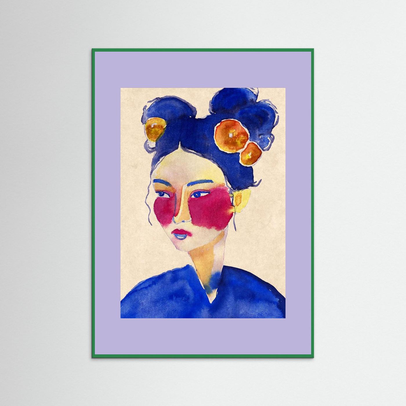 Asian Girl by Raissa Oltmanns Fine Art Paper 