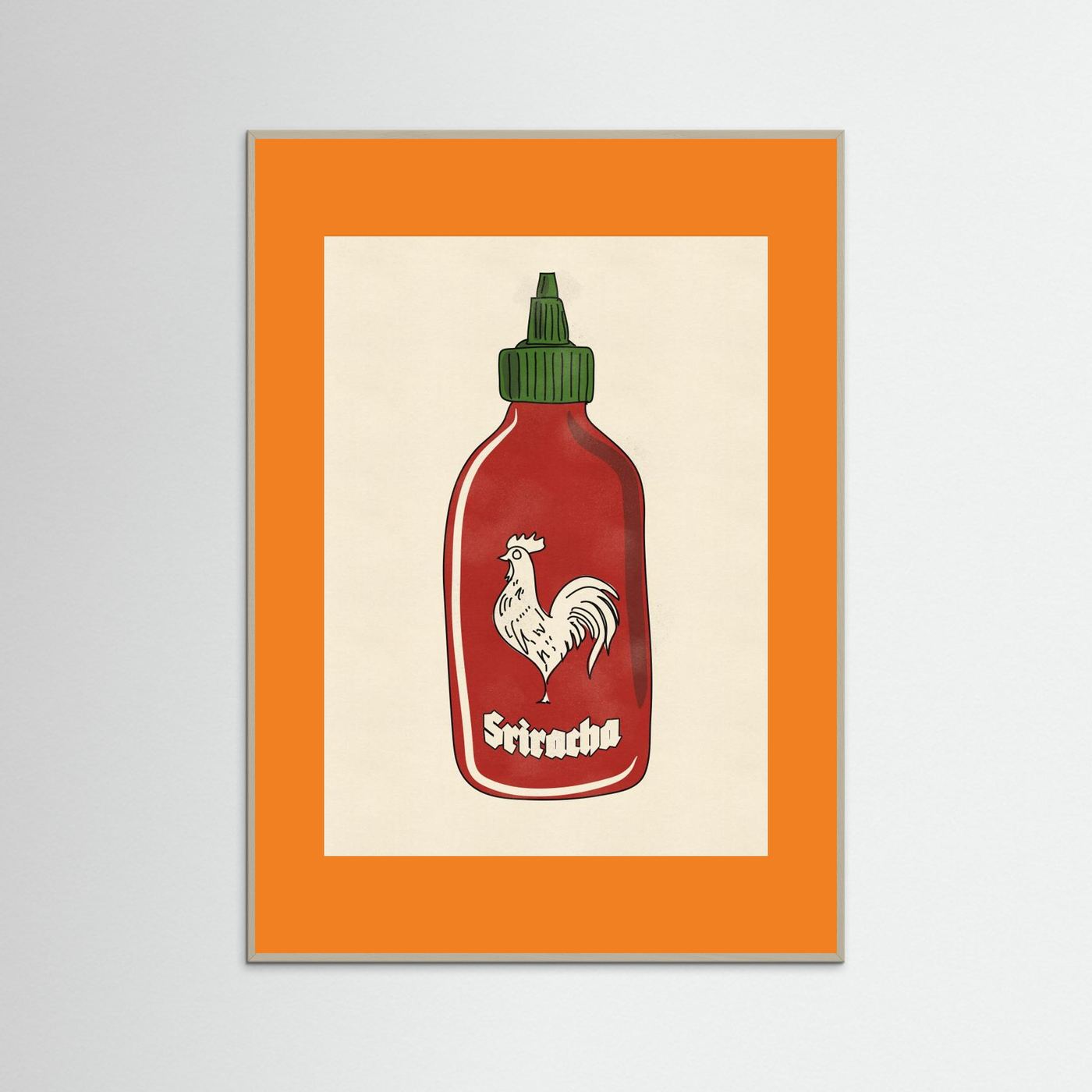 Rooster Hot Sauce by Nicholas Fine Art Paper 
