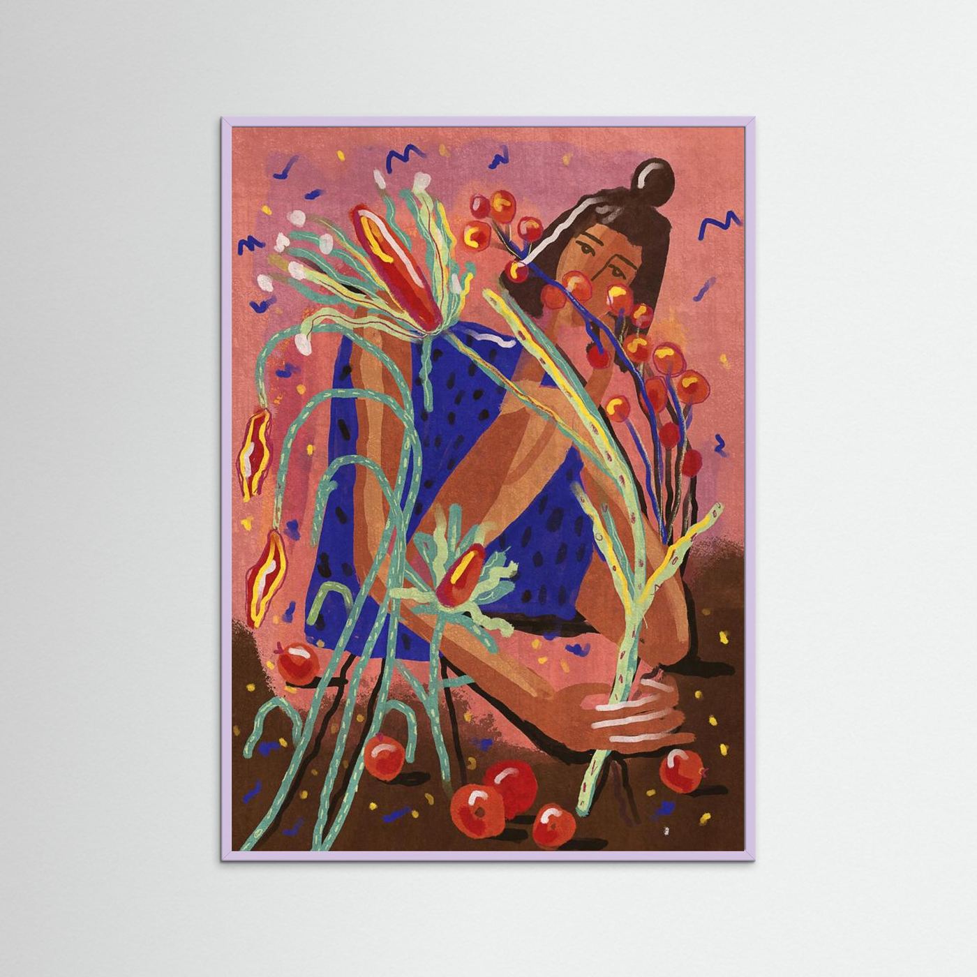 Pick a flower by Raissa Oltmanns Fine Art Paper 