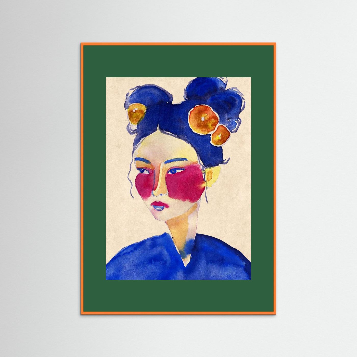 Asian Girl by Raissa Oltmanns Fine Art Paper 