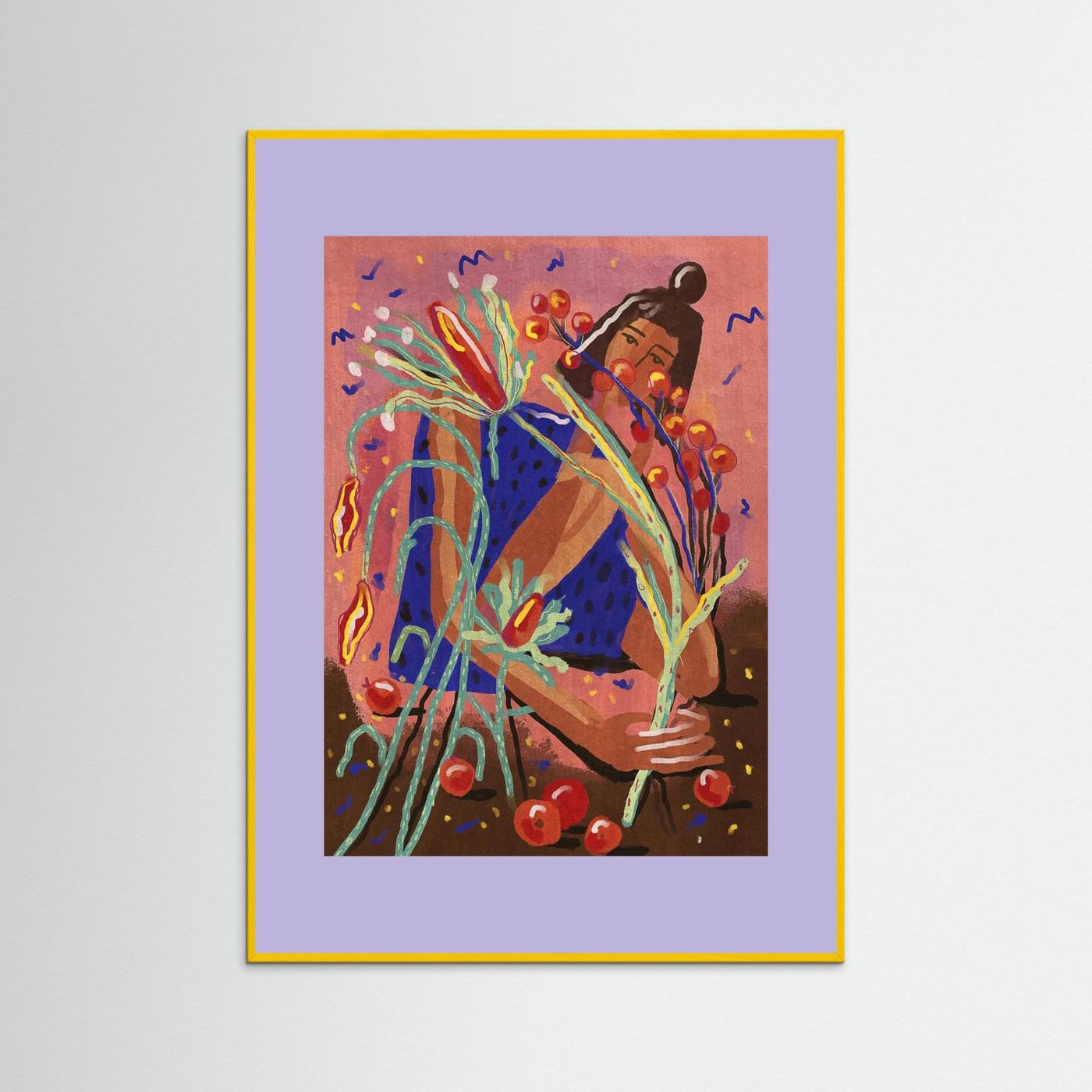 Pick a flower by Raissa Oltmanns Fine Art Paper 