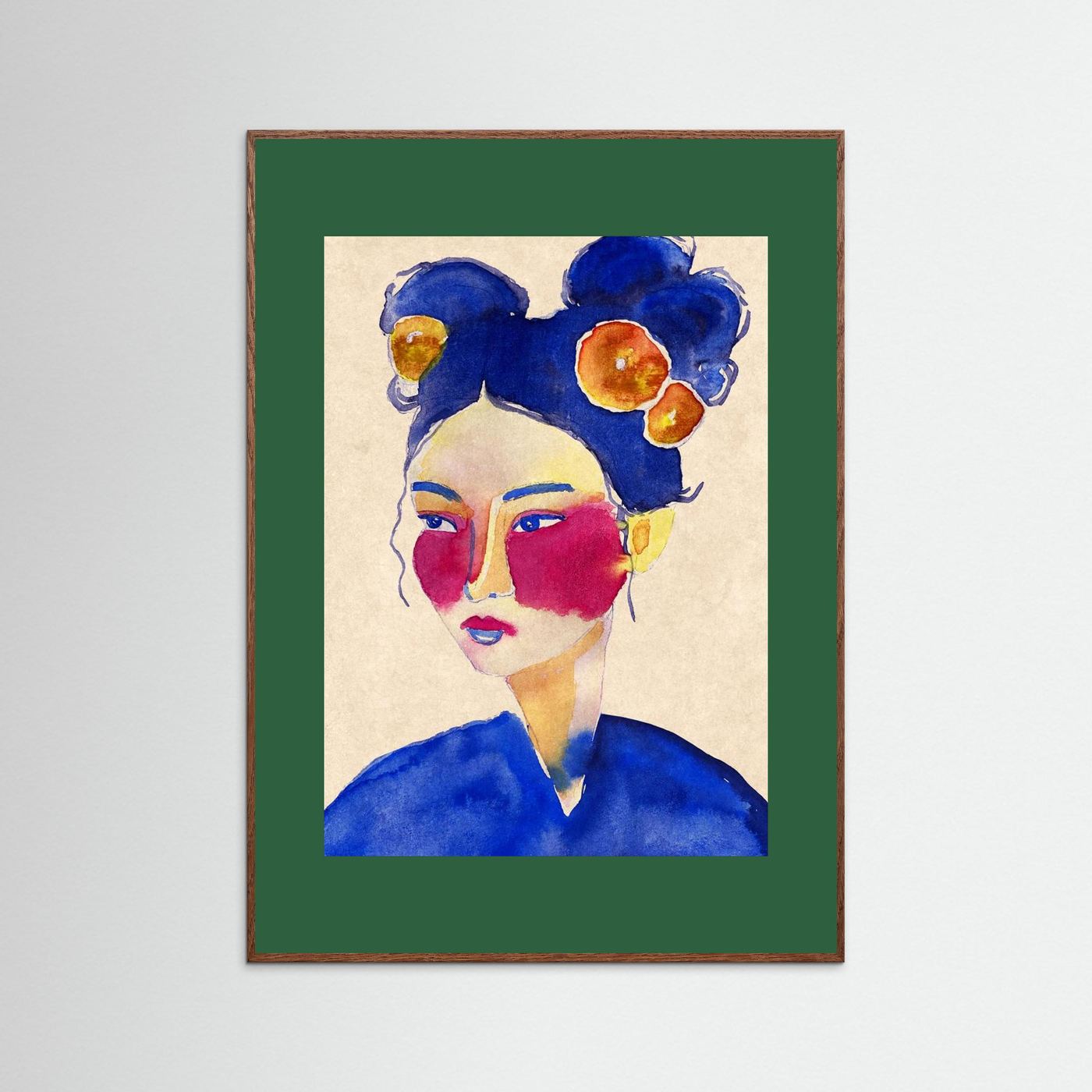 Asian Girl by Raissa Oltmanns Fine Art Paper 