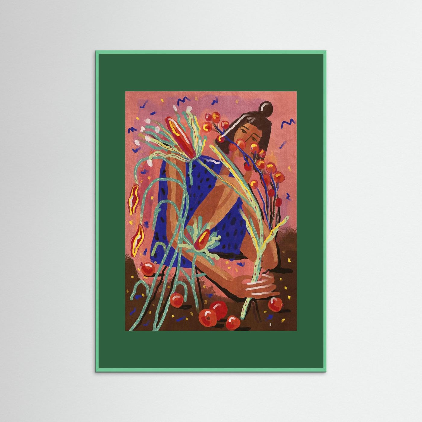 Pick a flower by Raissa Oltmanns Fine Art Paper 
