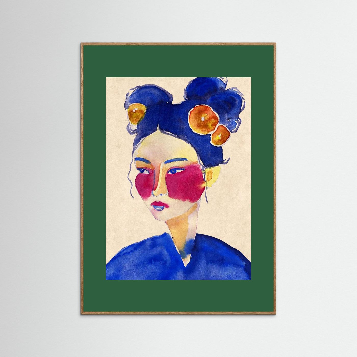 Asian Girl by Raissa Oltmanns Fine Art Paper 