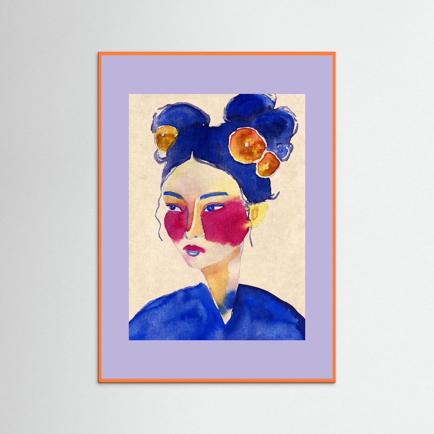Asian Girl by Raissa Oltmanns Fine Art Paper 