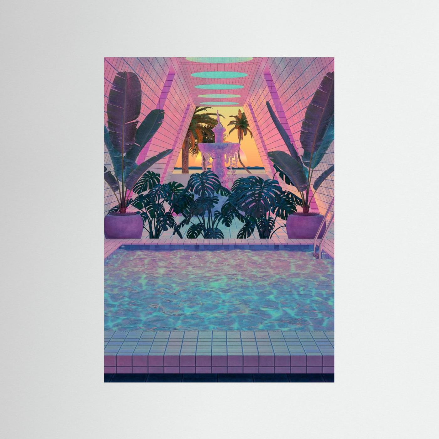 VaporPool by Cosmo Zach Fine Art Paper 