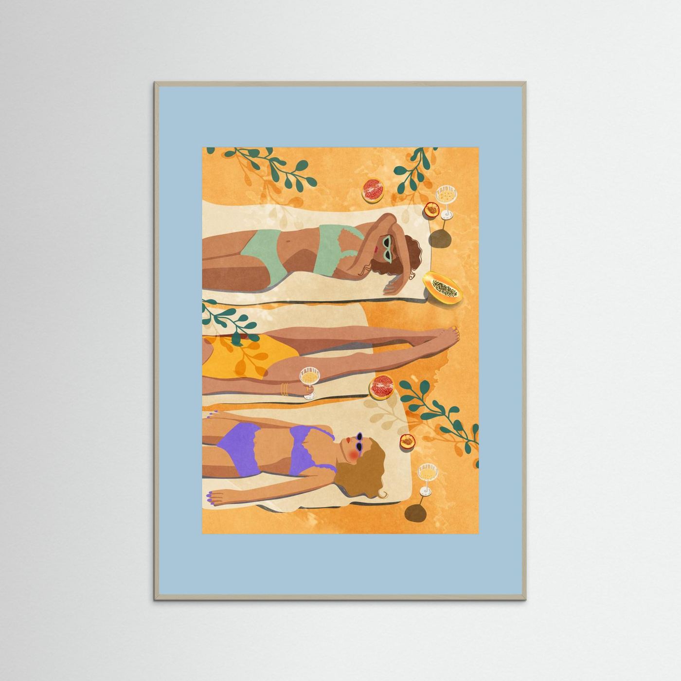 Summer Girls by Raissa Oltmanns Fine Art Paper 