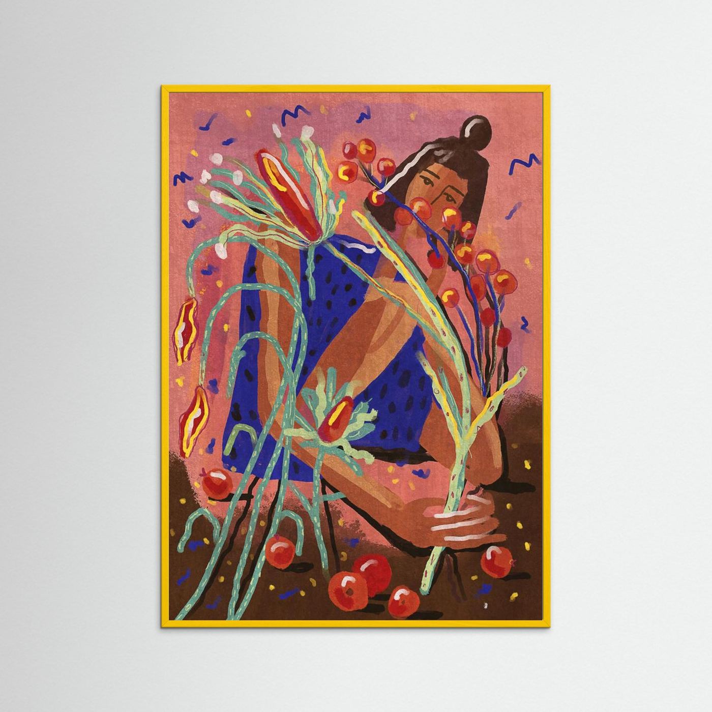 Pick a flower by Raissa Oltmanns Fine Art Paper 