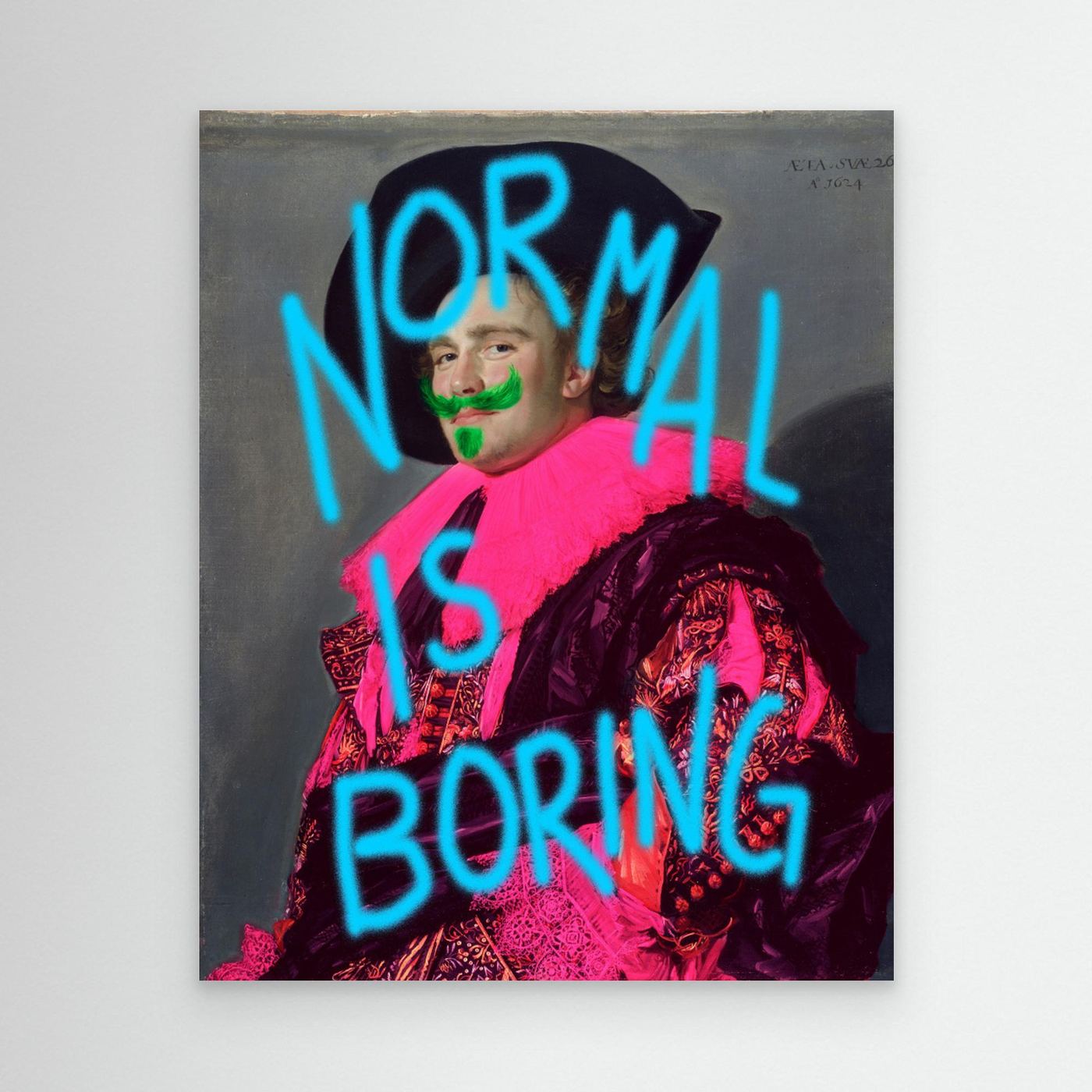 Normal is boring by Athene Fritsch Canvas